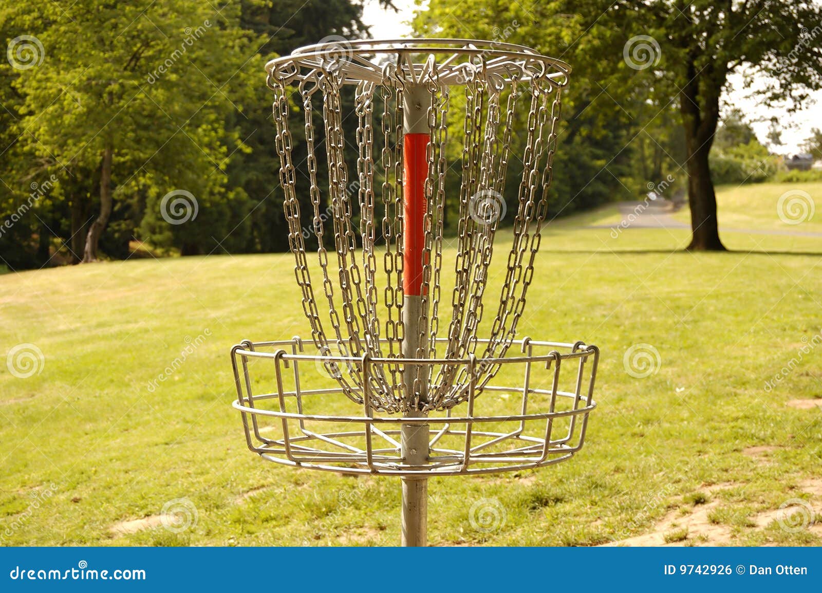 Disc Golf stock photo. Image of hole, game, green, metal 9742926