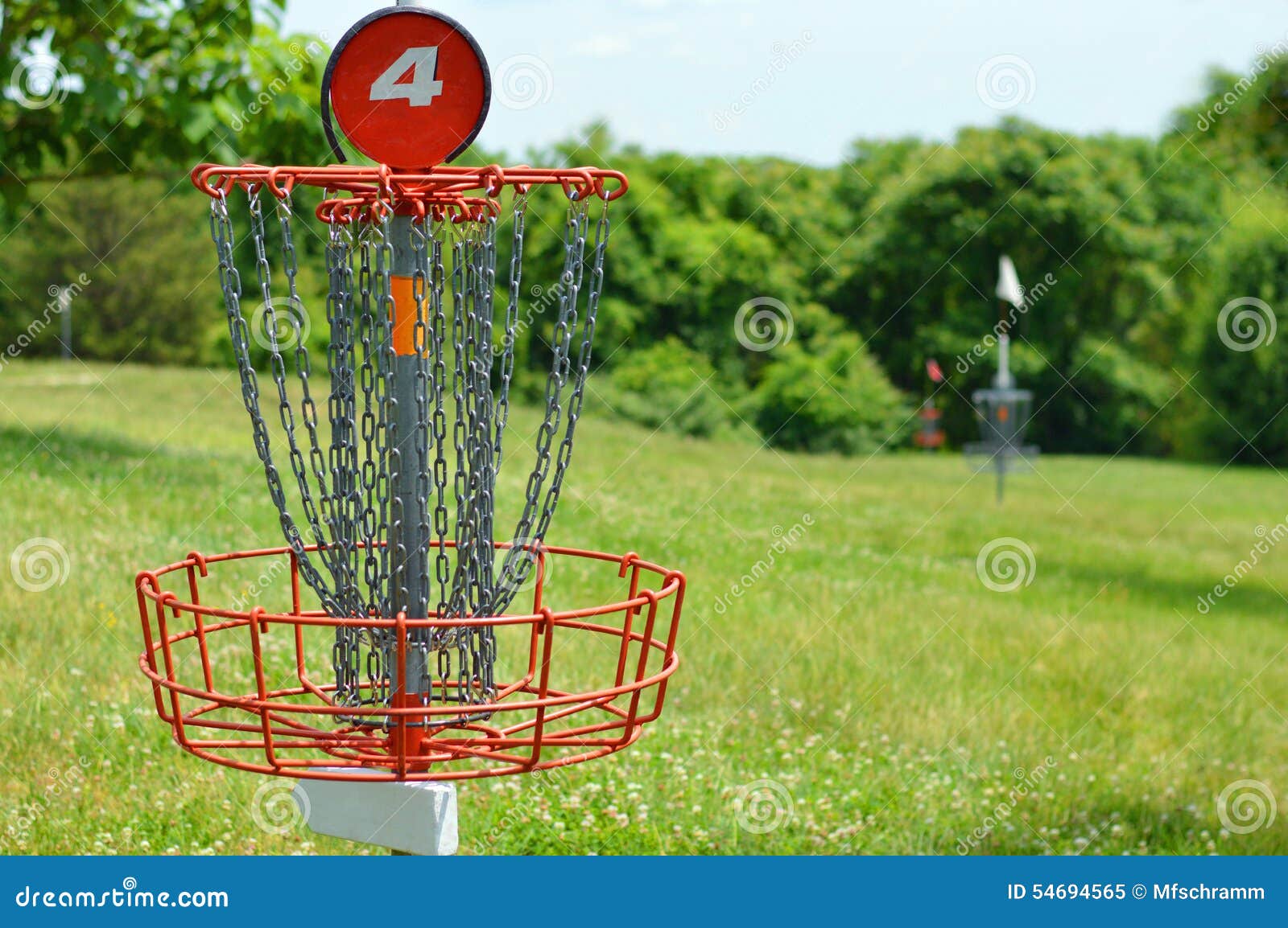 disc golf basket