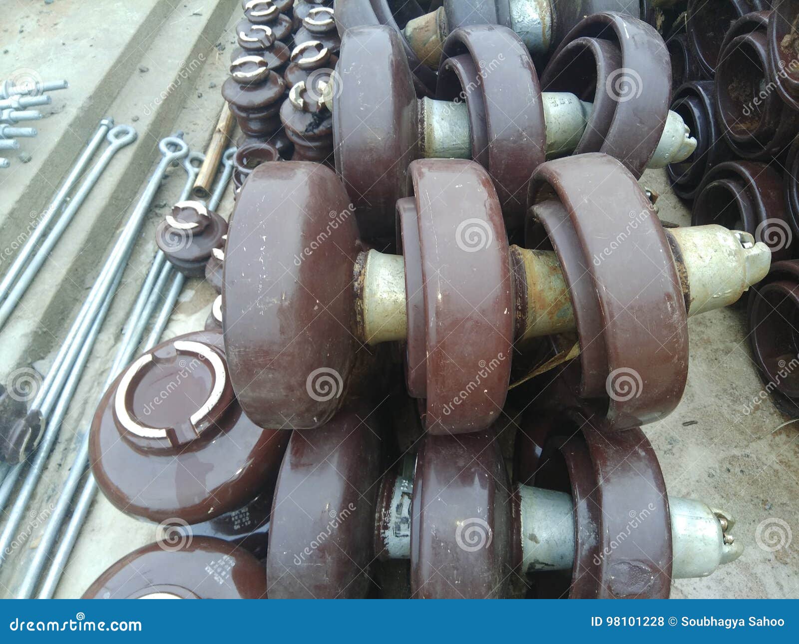 Disc insulator 33kv line stock photo. Image of 33kv, disc 98101228