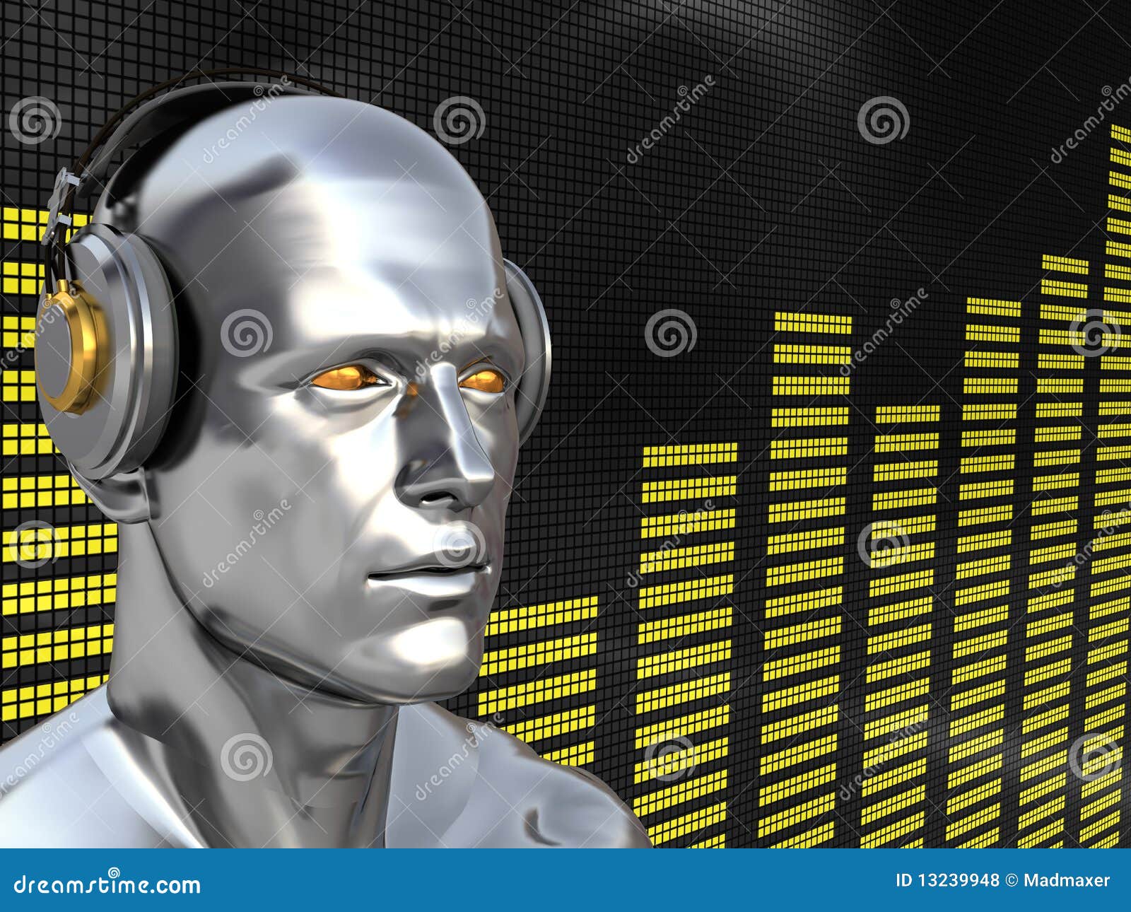 Disc jockey stock de ilustración. Ilustración de nivel 13239948