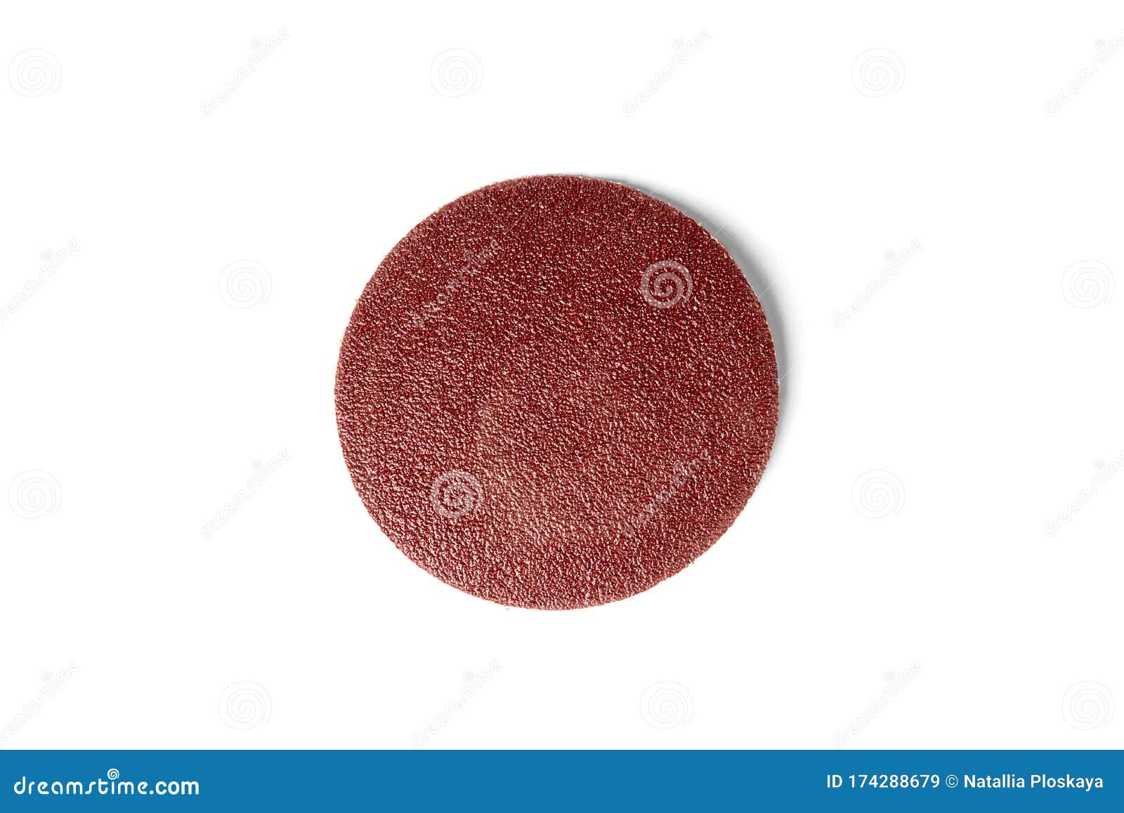 Disc Sandpaper Isolated on White. Stock Image Image of work, isolated