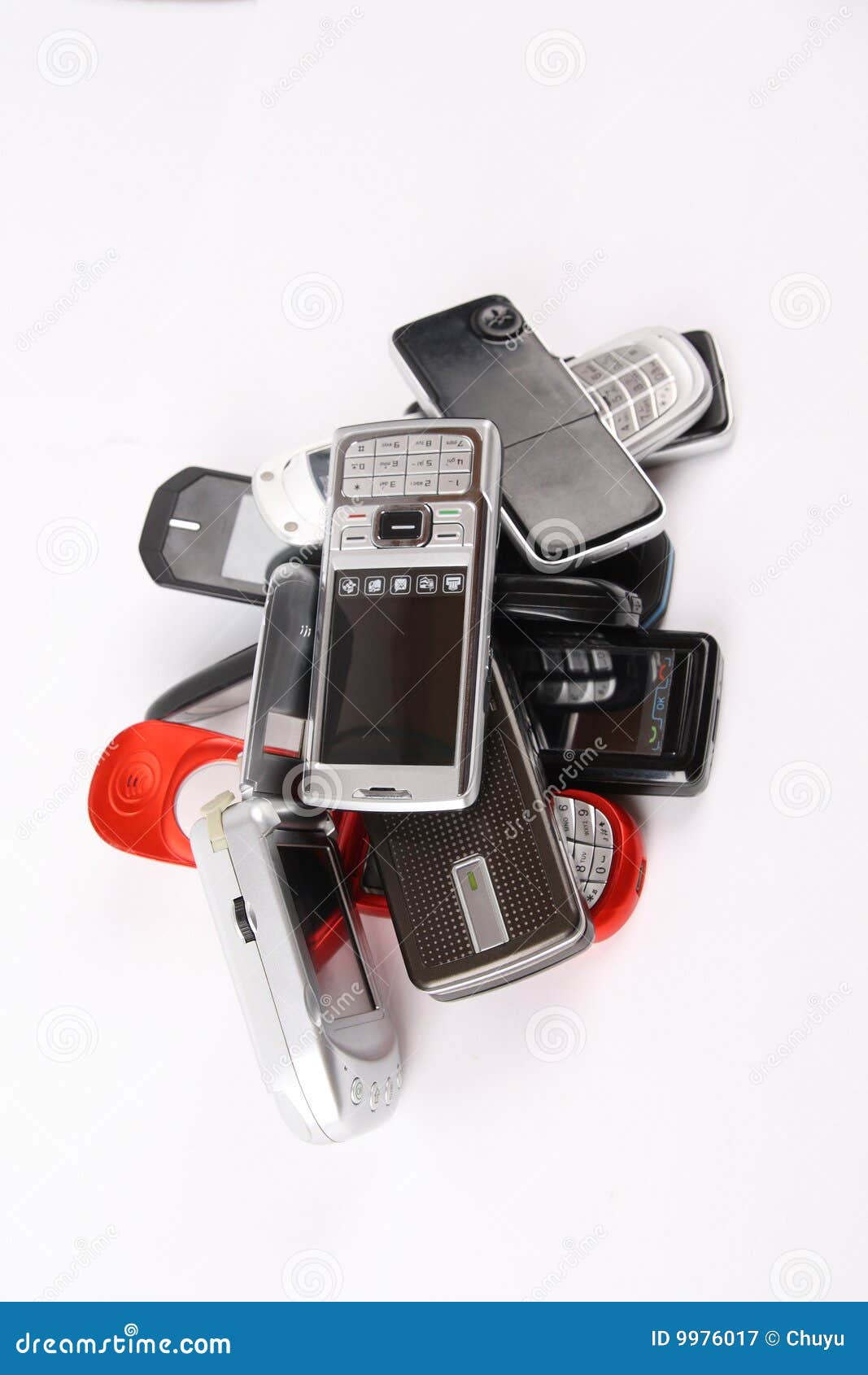 discarded mobile phones