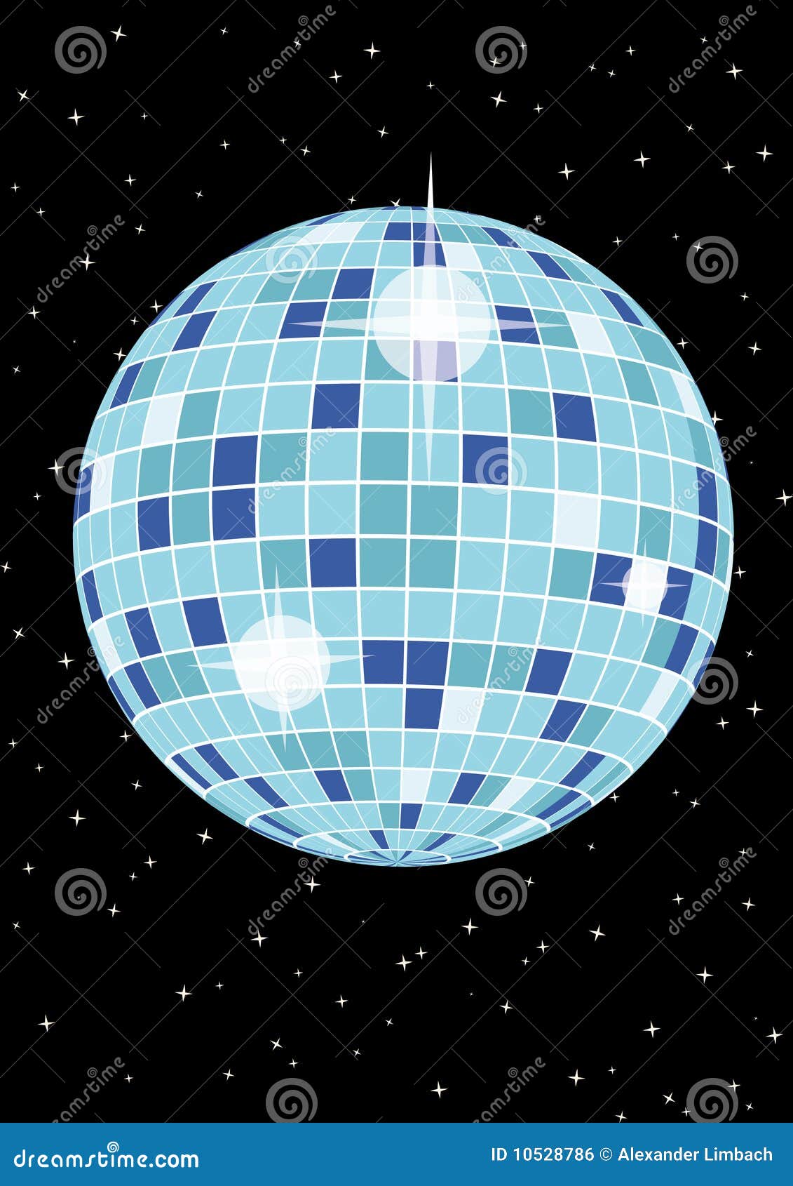Disco Ball Flyer Poster stock vector. Illustration of dance 10528786