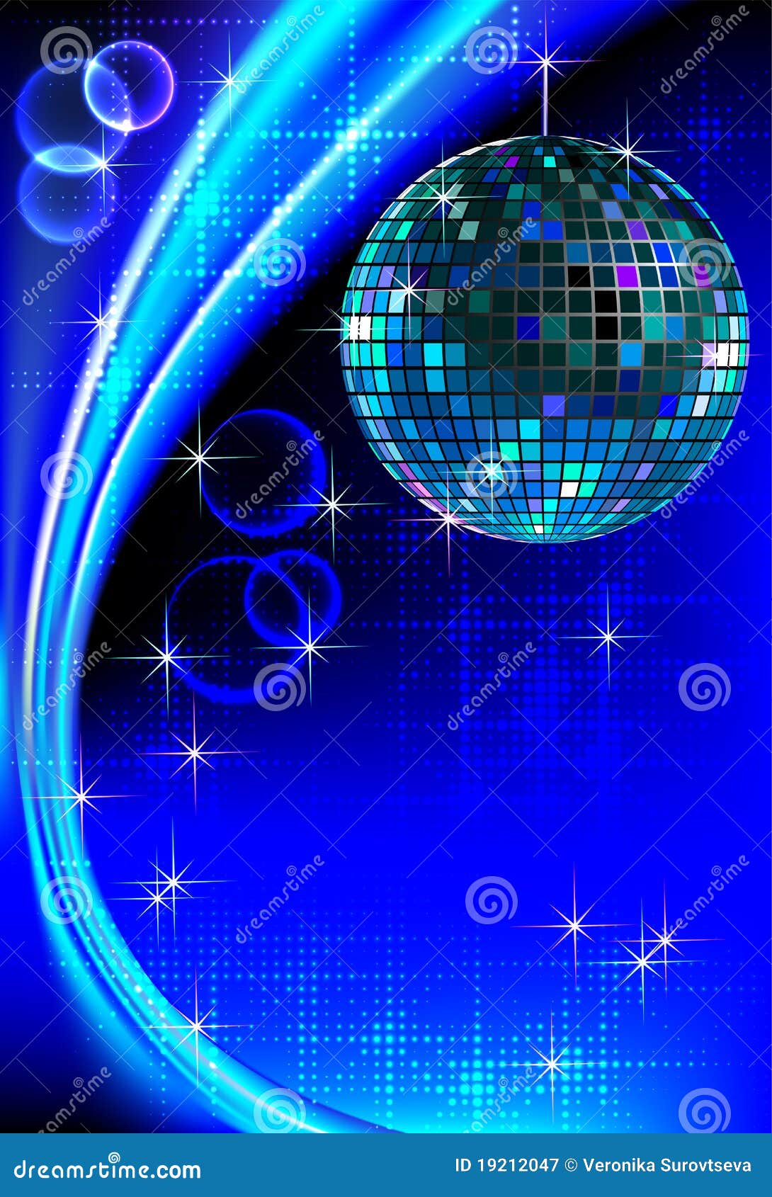 Disco blue light stock vector. Illustration of purple 19212047