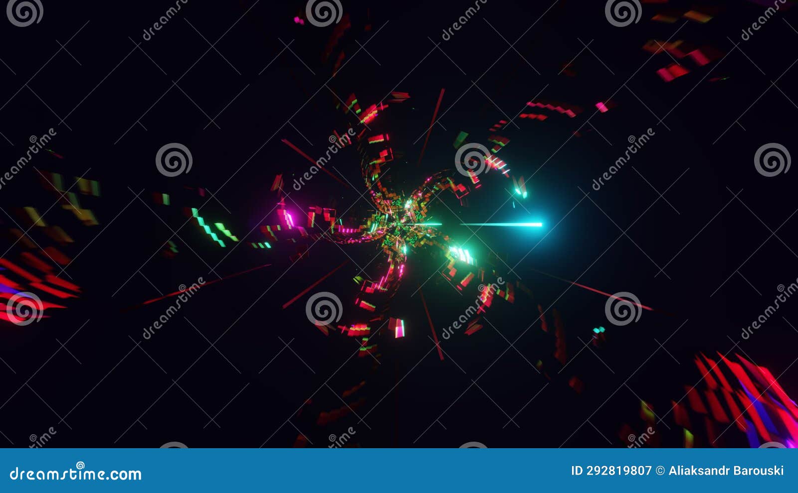 Disco Flashing Lights in Neon Flash within this Vibrant VJ Loop S