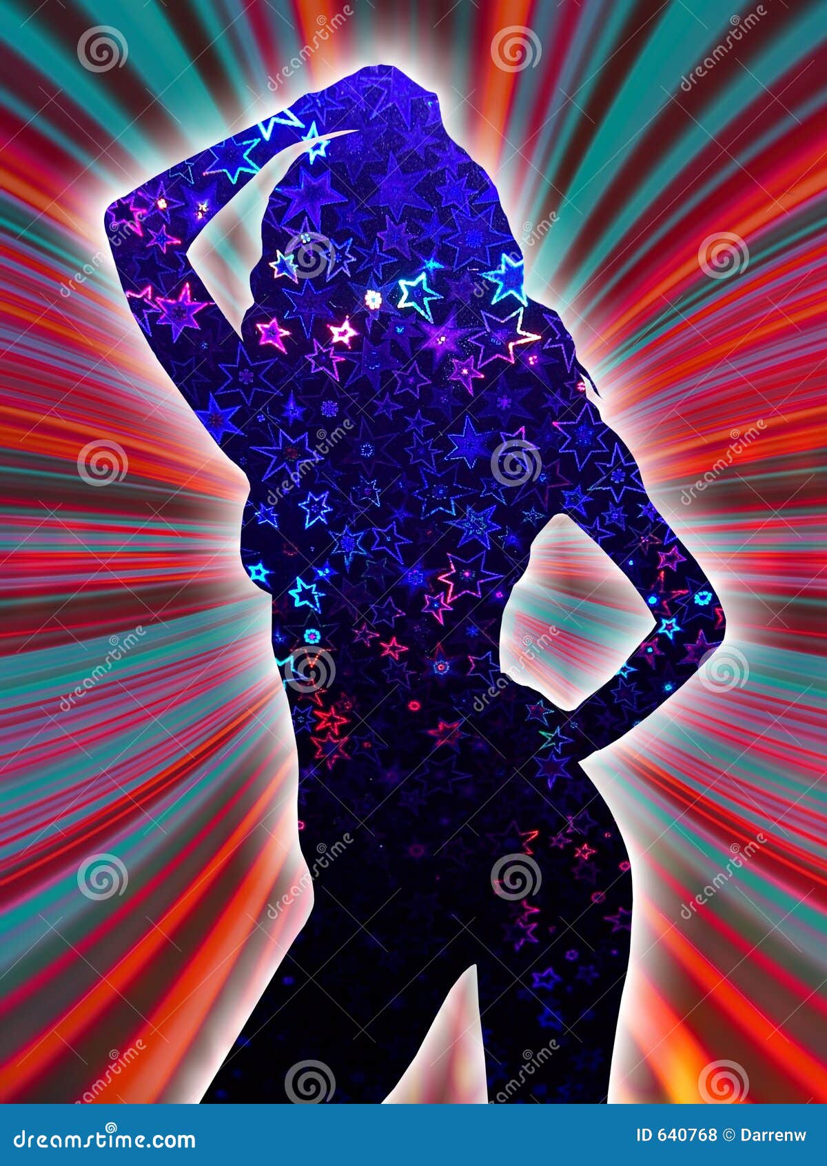 Disco Girl Clip Art