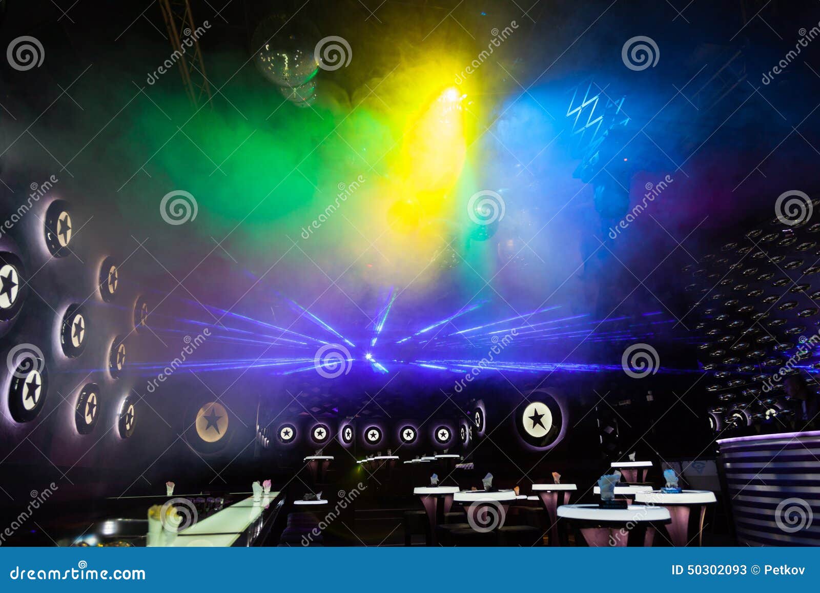 Disco Light Show, Stage Lights Stock Image Image of party, beam 50302093