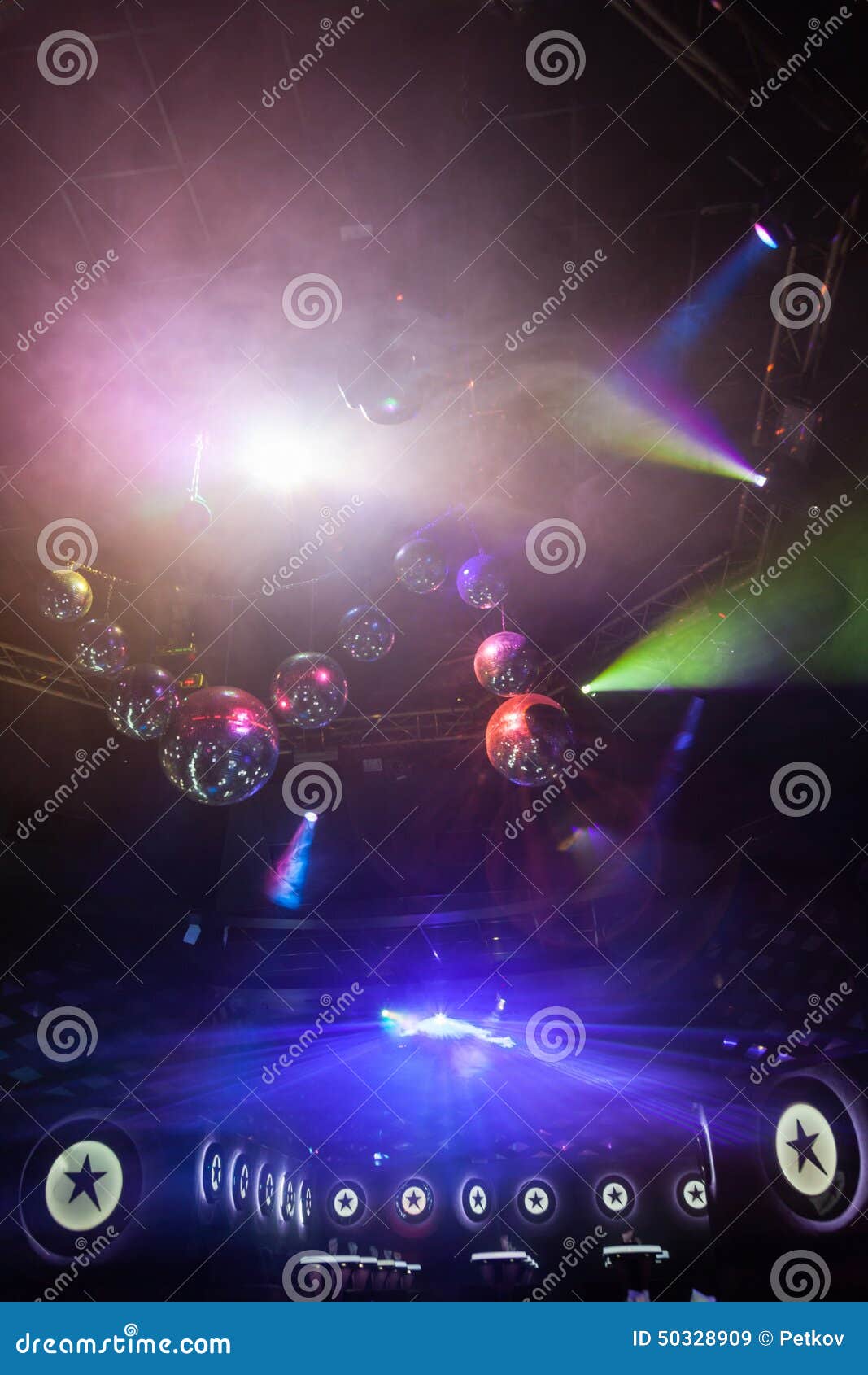Disco Light Show, Stage Lights Stock Image Image of blur, disco 50328909