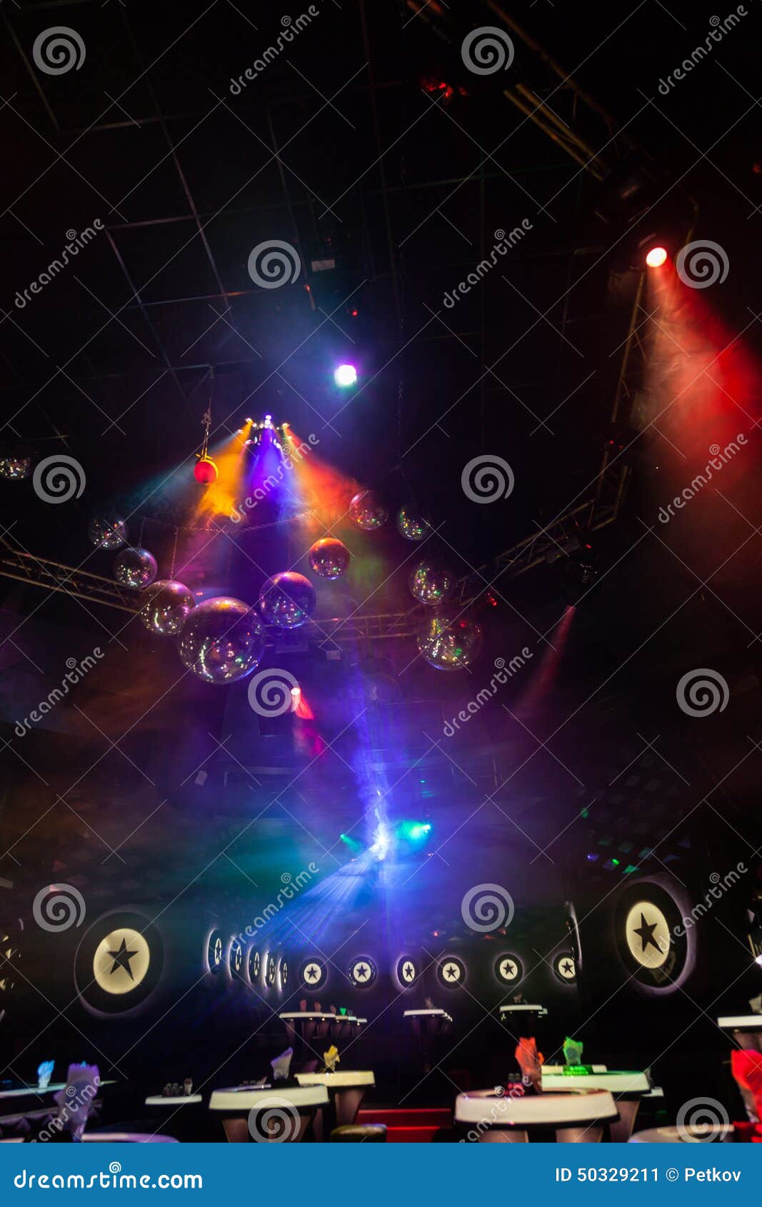 Disco Light Show, Stage Lights Stock Image Image of backdrop, dance