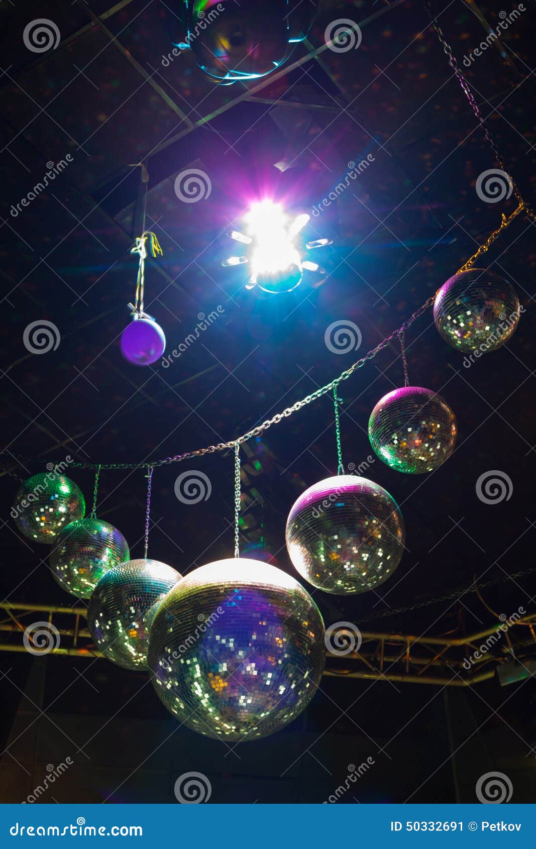 Disco Light Show, Stage Lights Stock Image - Image of event, empty ...