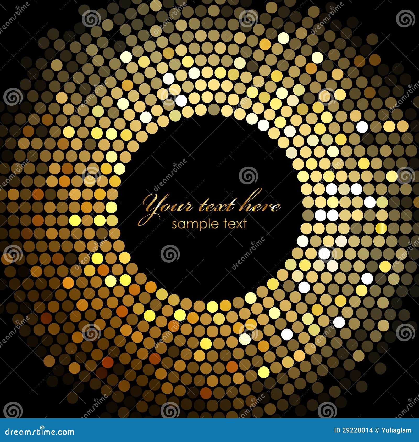 Disco Lights Frame Stock Images Image 29228014