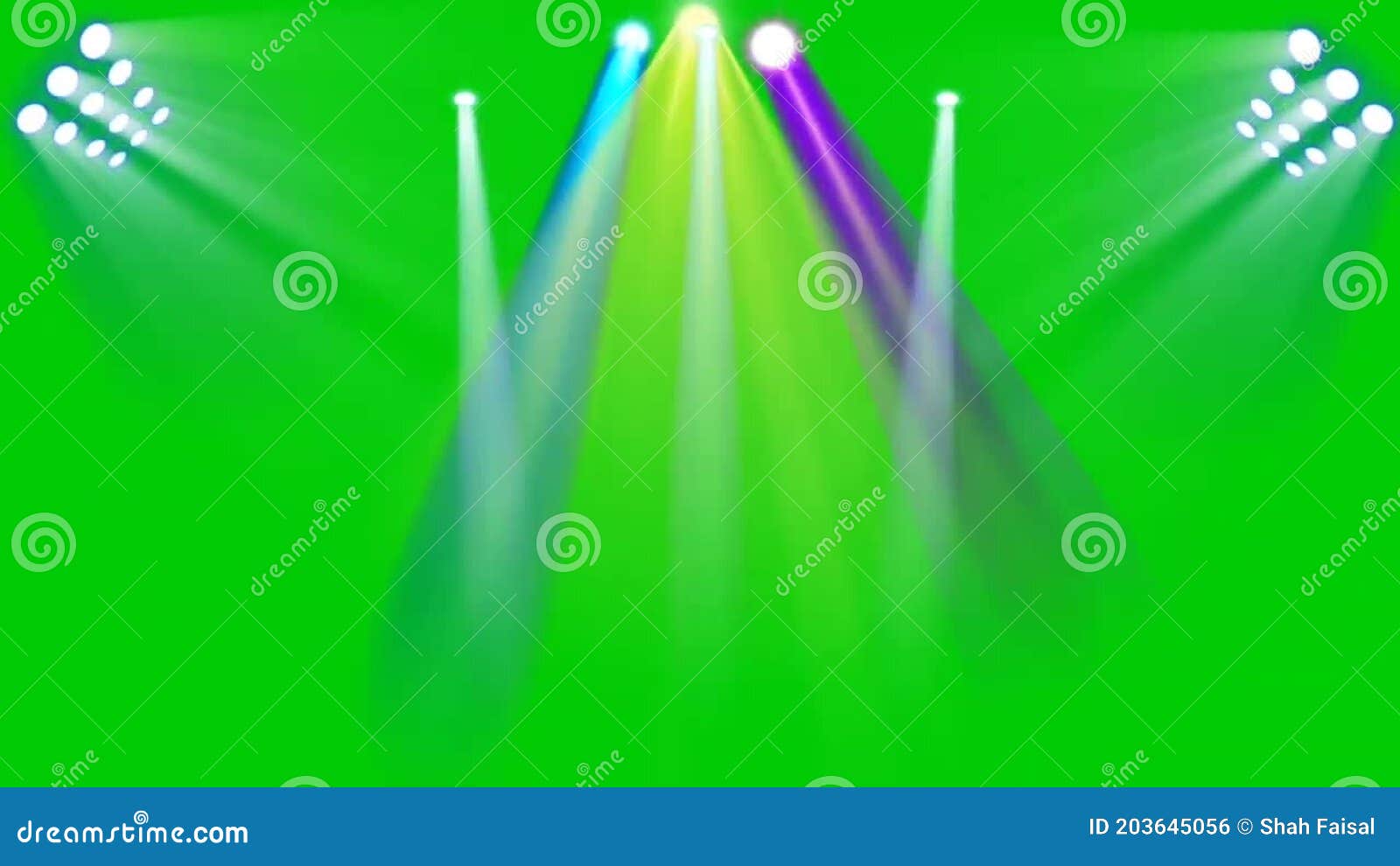 Savant Hjemland Leonardoda Disco Lights on Green Screen Stock Footage - Video of blue, club: 203645056