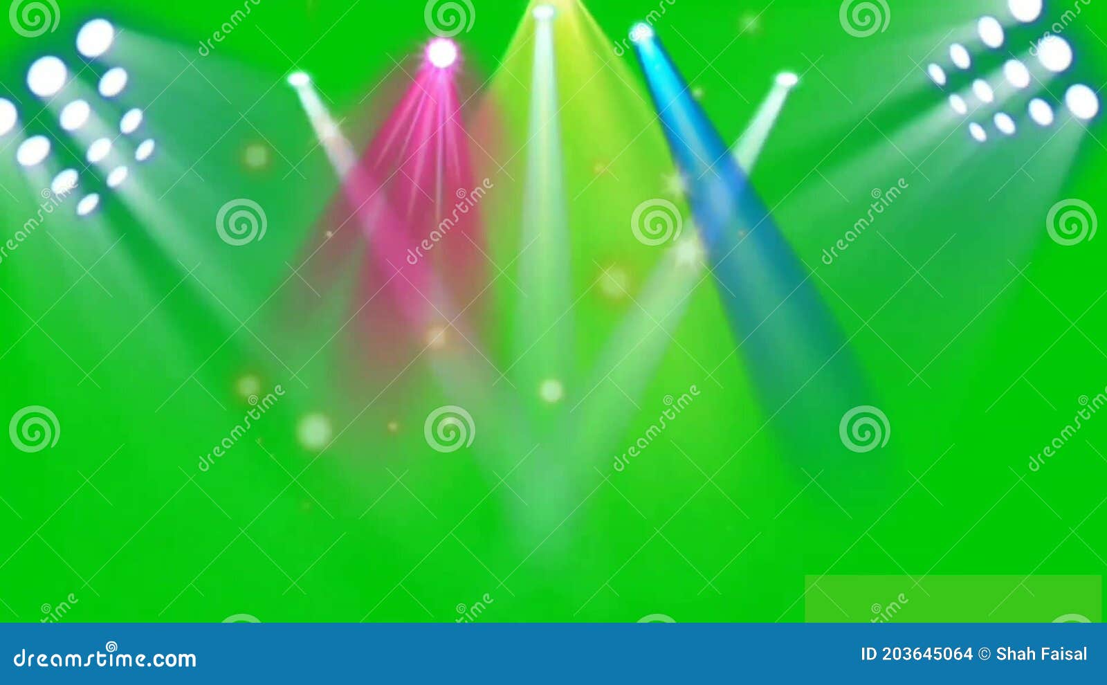 Disco Lights on Green Screen Stock Footage - Video of abstract, modern:  203645064
