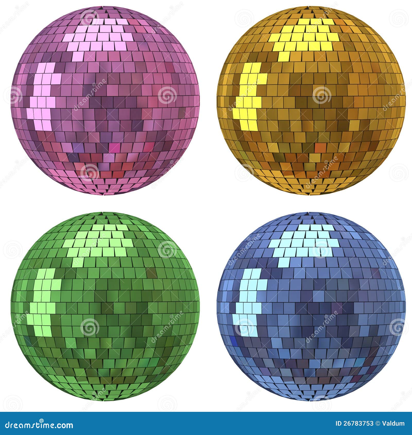 Disco mirror ball stock illustration. Illustration of classic 26783753