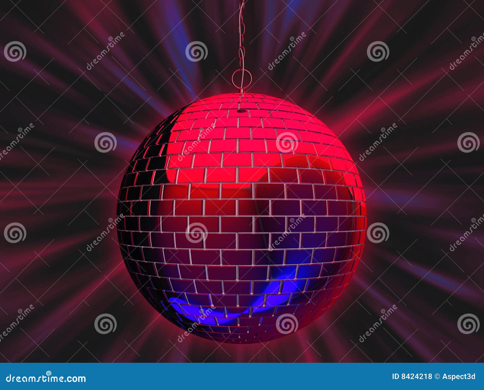 Disco Mirror Ball Illustration Stock Illustration Illustration of