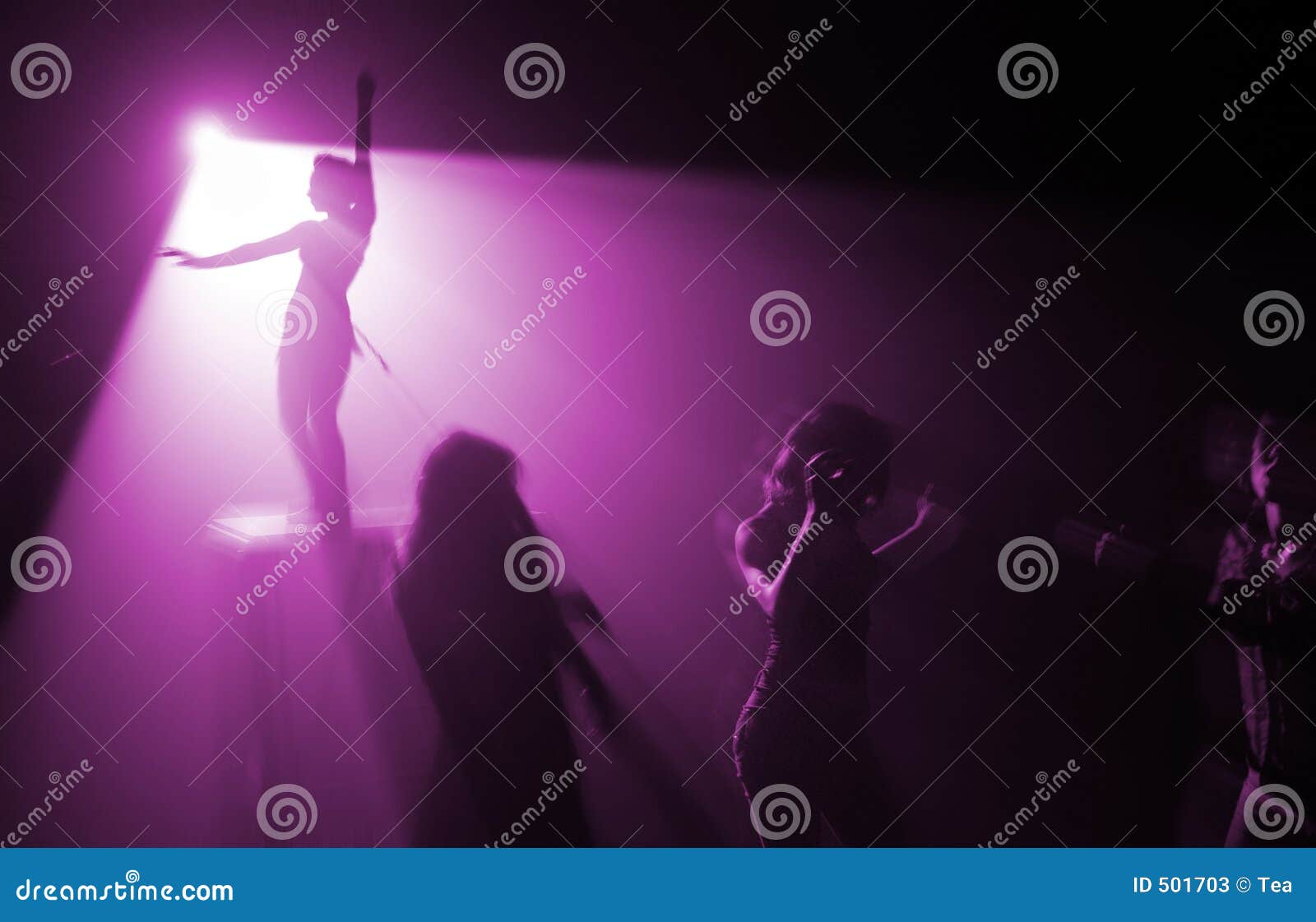 Disco Party in Violet Color Stock Image - Image of discothque, ecstasy ...