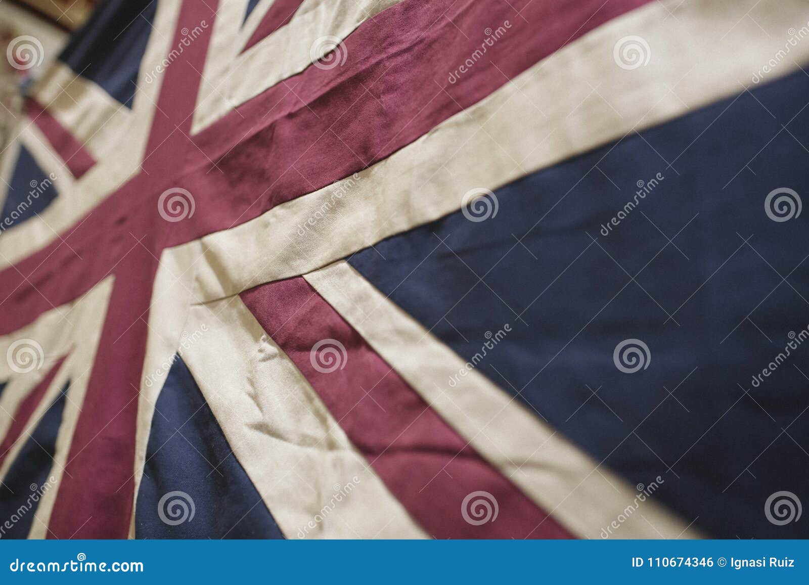 Discolored And Vintage Union Jack Flag Stock Photo Image Of