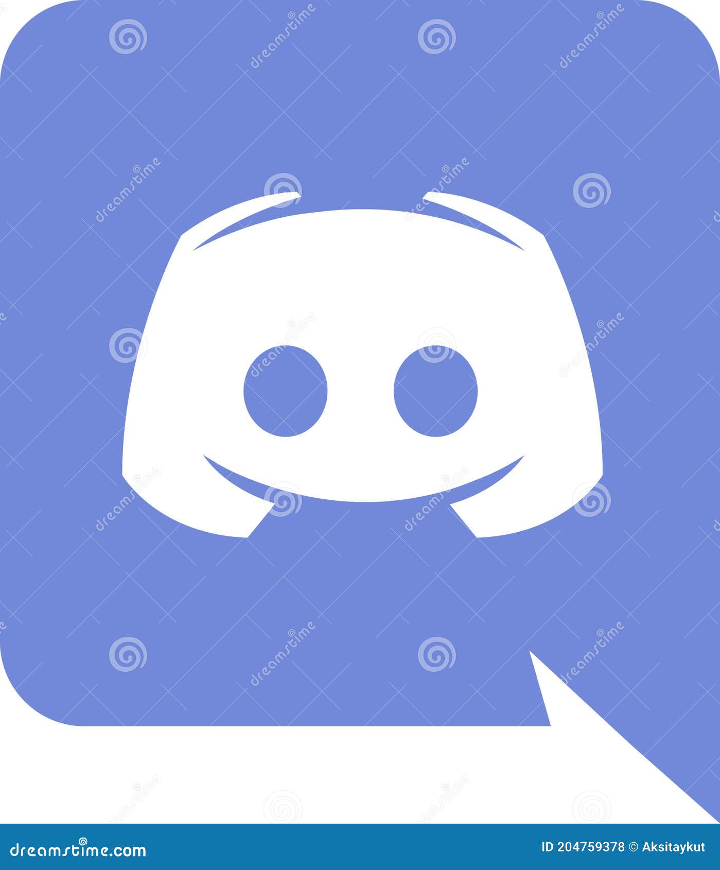 Discord logo editorial stock photo. Illustration of designed - 204759378