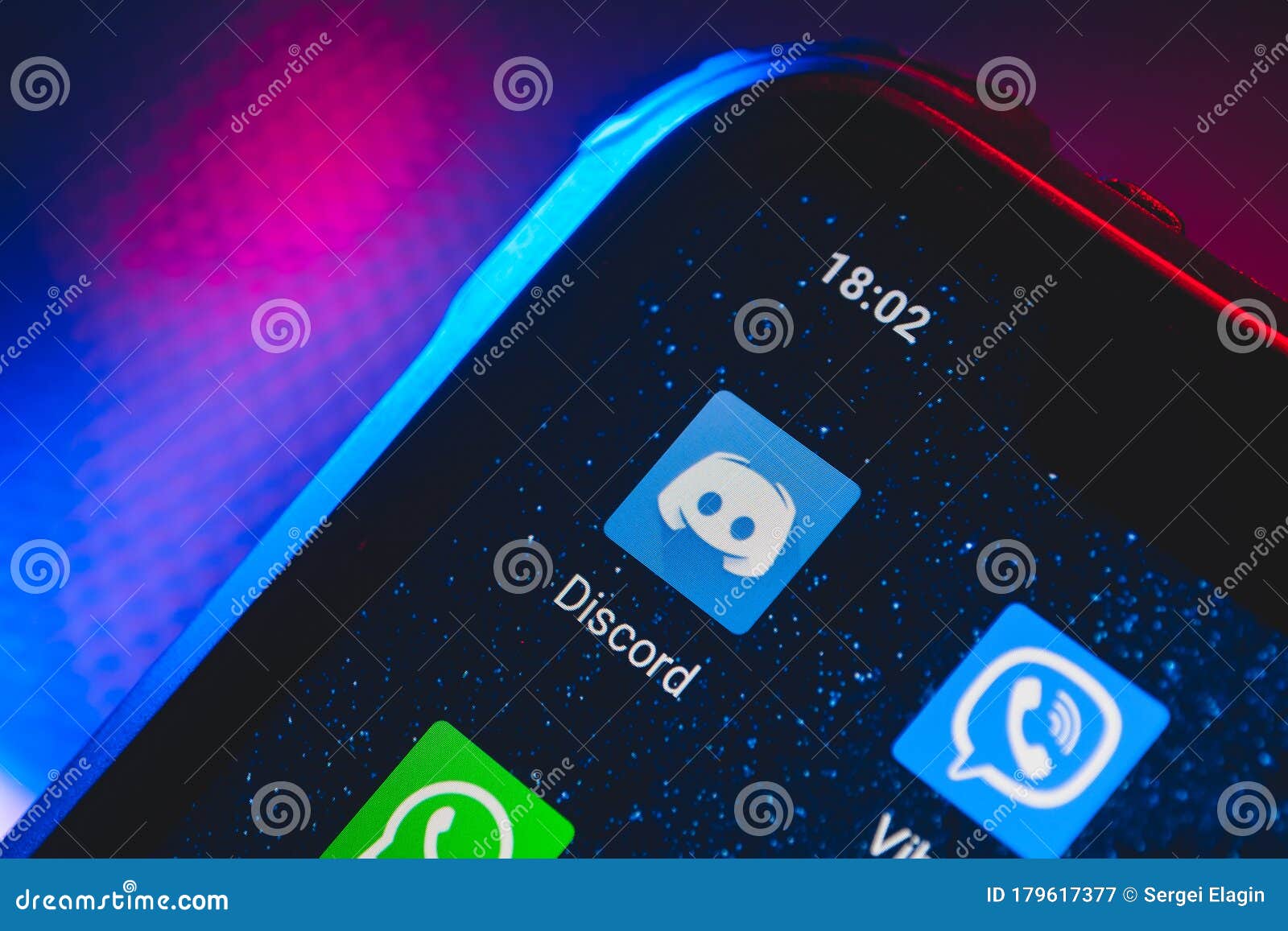 Discord App Icon On The Screen Smartphone Editorial Photography