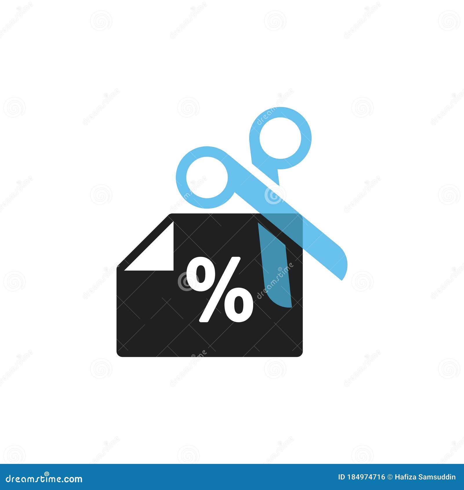 Discount Coupon. Vector Illustration Decorative Design Stock