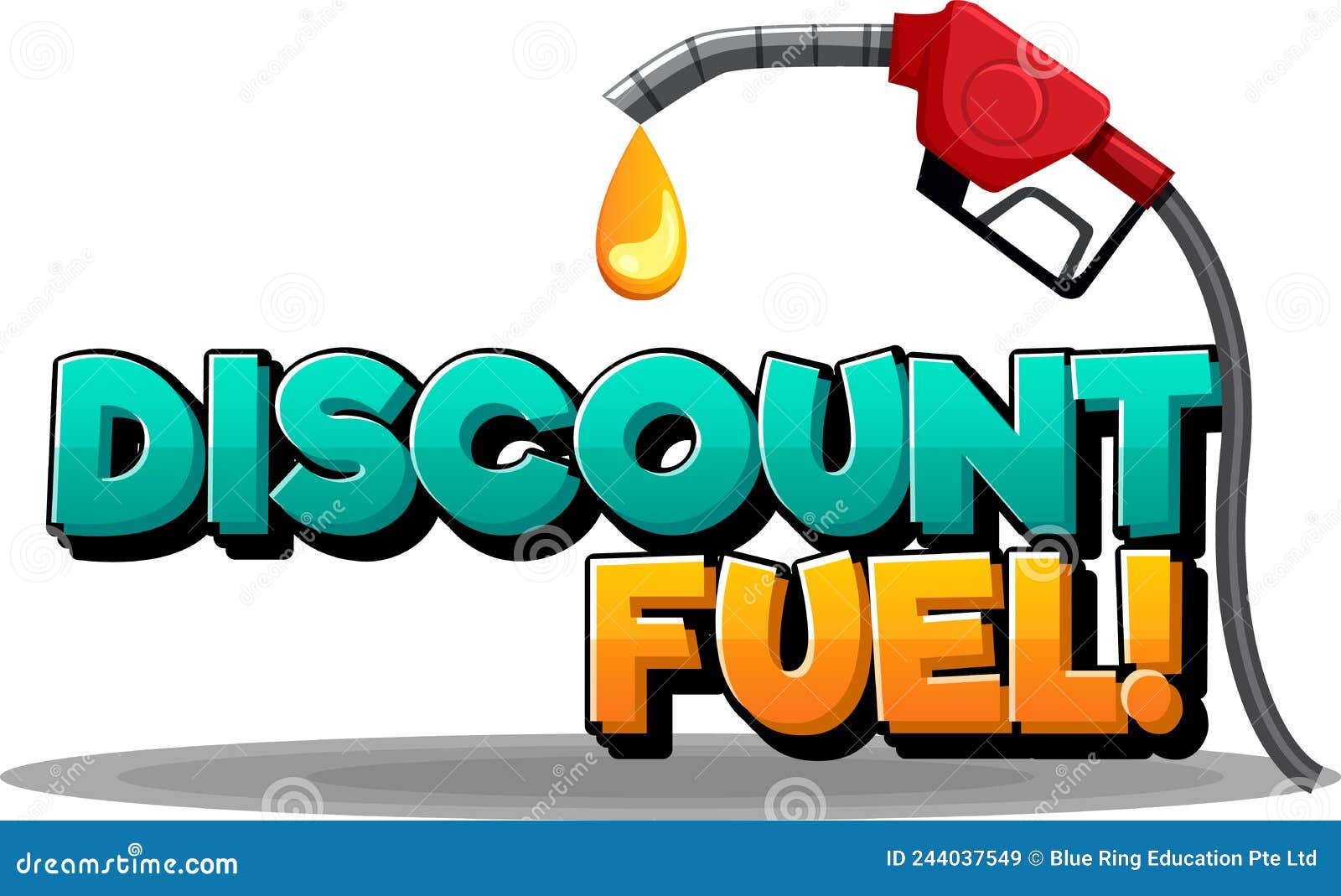 discount fuel font logo 