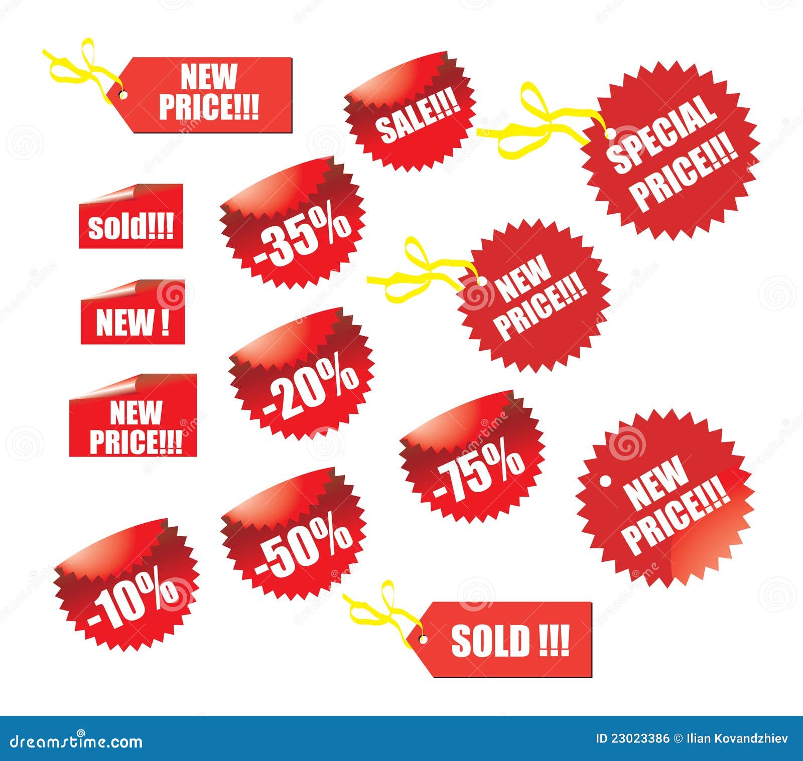 Discount labels stock photo. Image of special, company 23023386