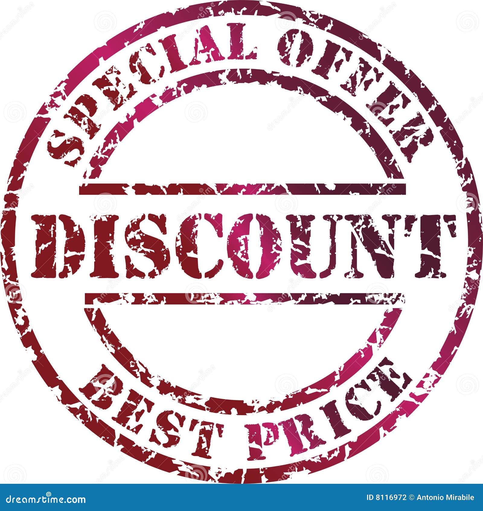 Discount stamp stock vector. Illustration of present, symbol 8116972