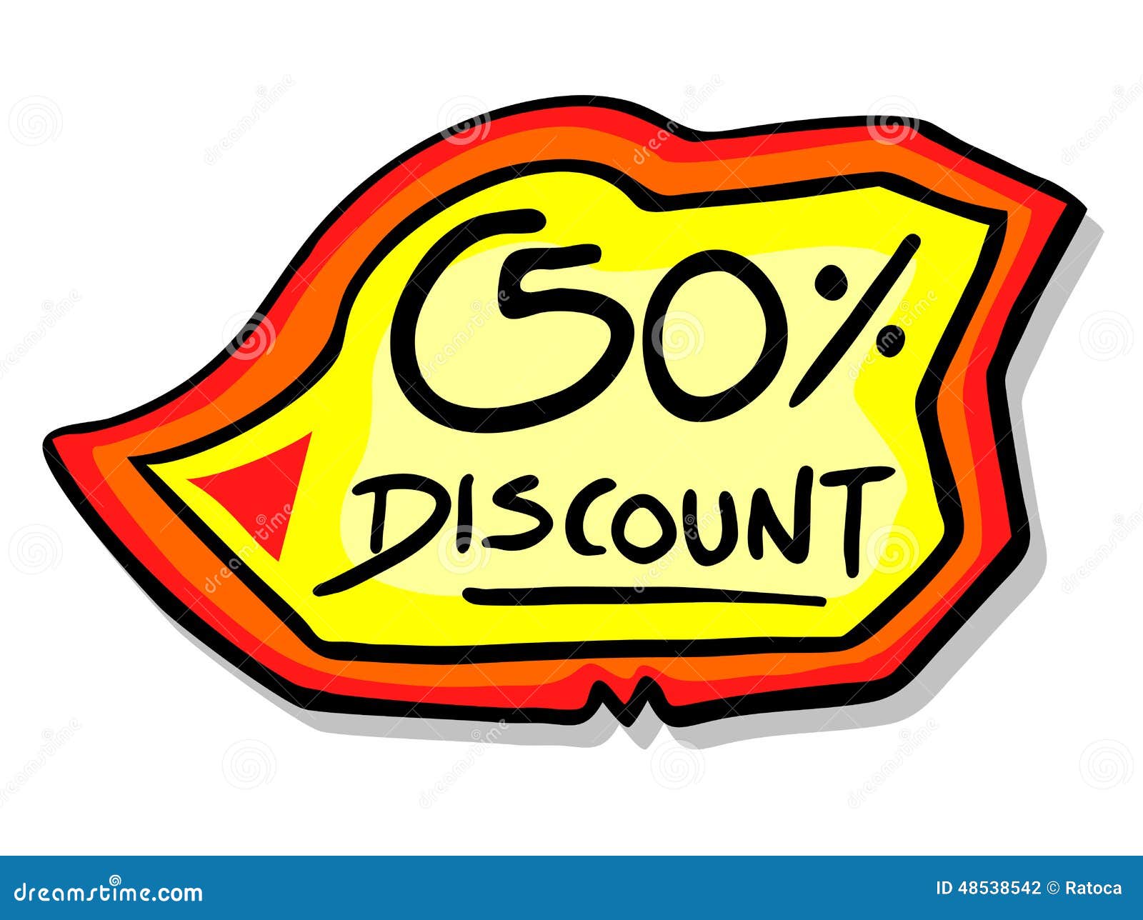 Discount Symbol Stock Vector Image 48538542