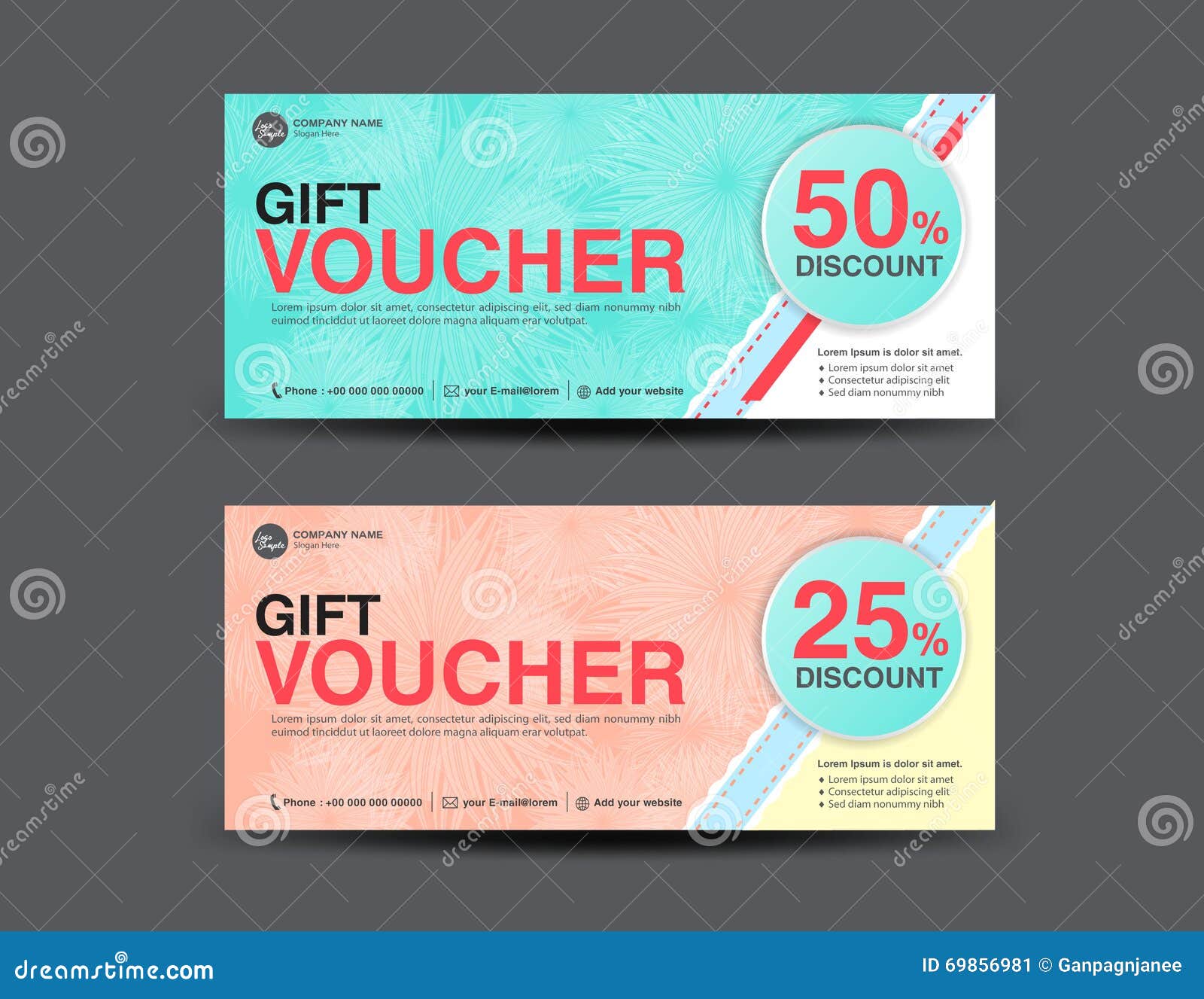 Discount Voucher Template, Coupon Design,ticket,get 