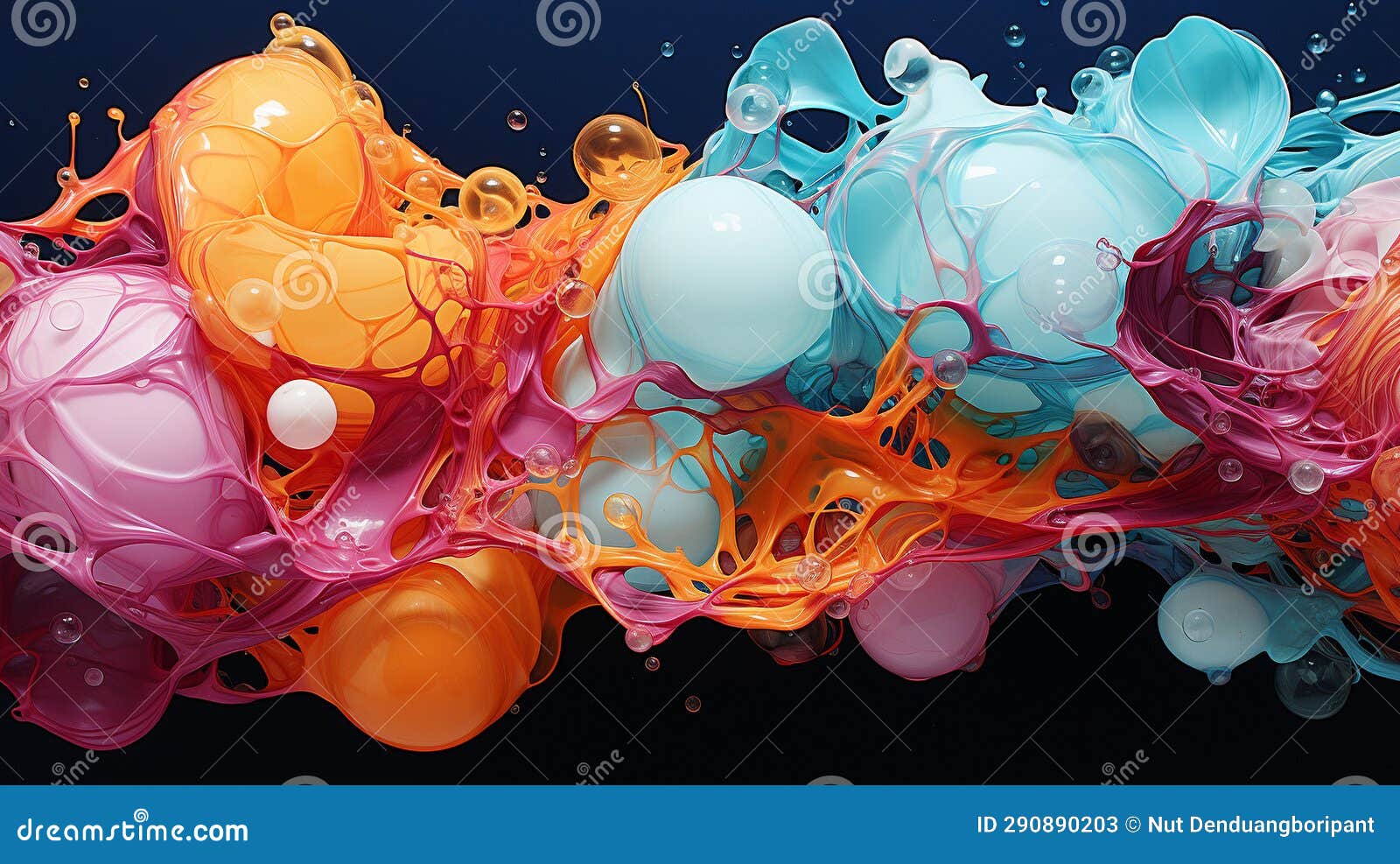 gravity's dance: a drip painting unleashing unpredictable s