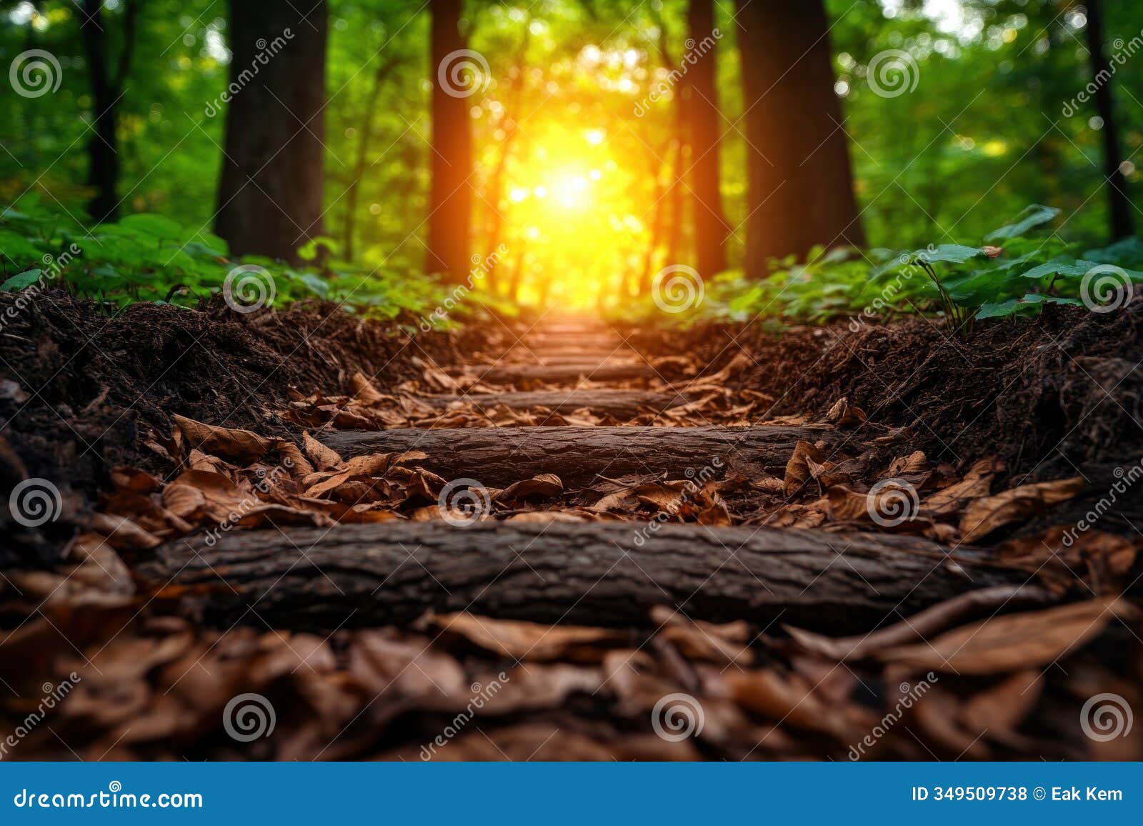discover serenity on a warm glowing path through a tranquil autumn forest, izing mindfulness and clarity a journey of self-
