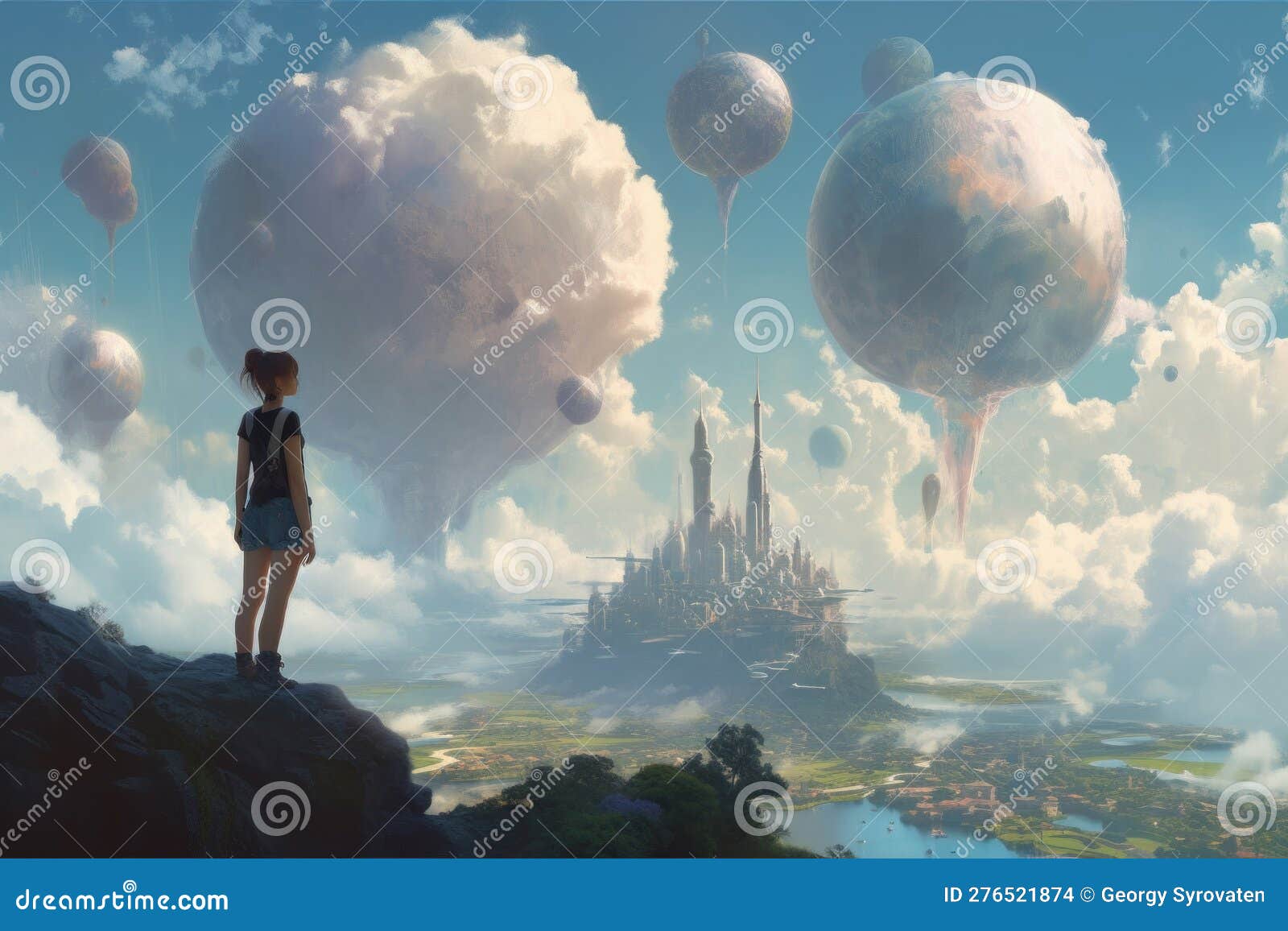 Enchanting Realm: a Surreal Photography Masterpiece of Floating Islands 