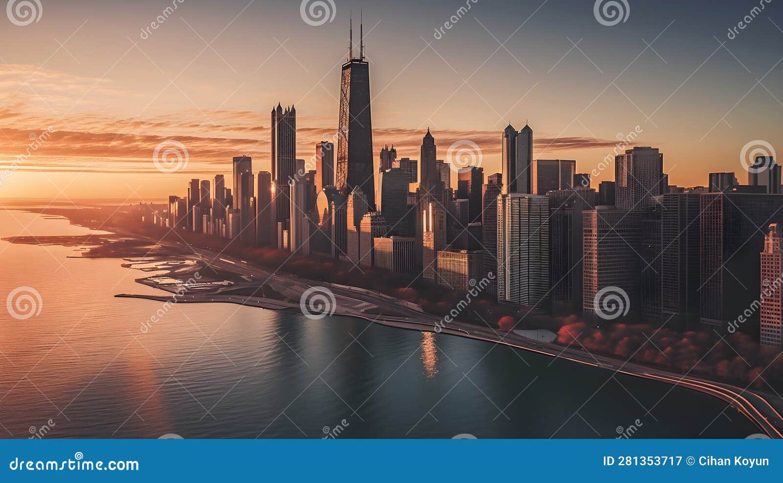 Discover the Vibrant Colors of Chicago S Architecture Stock 