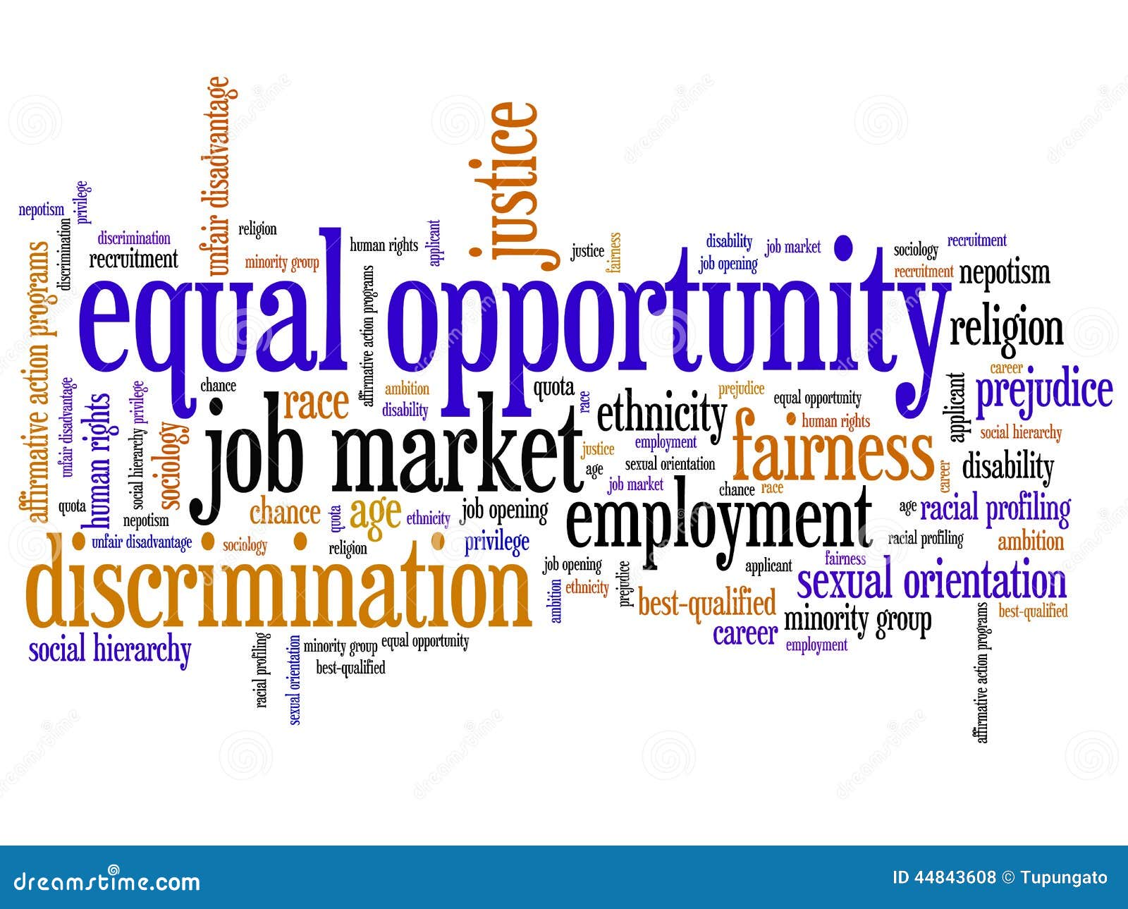 Discrimination Stock Illustration Image 44843608