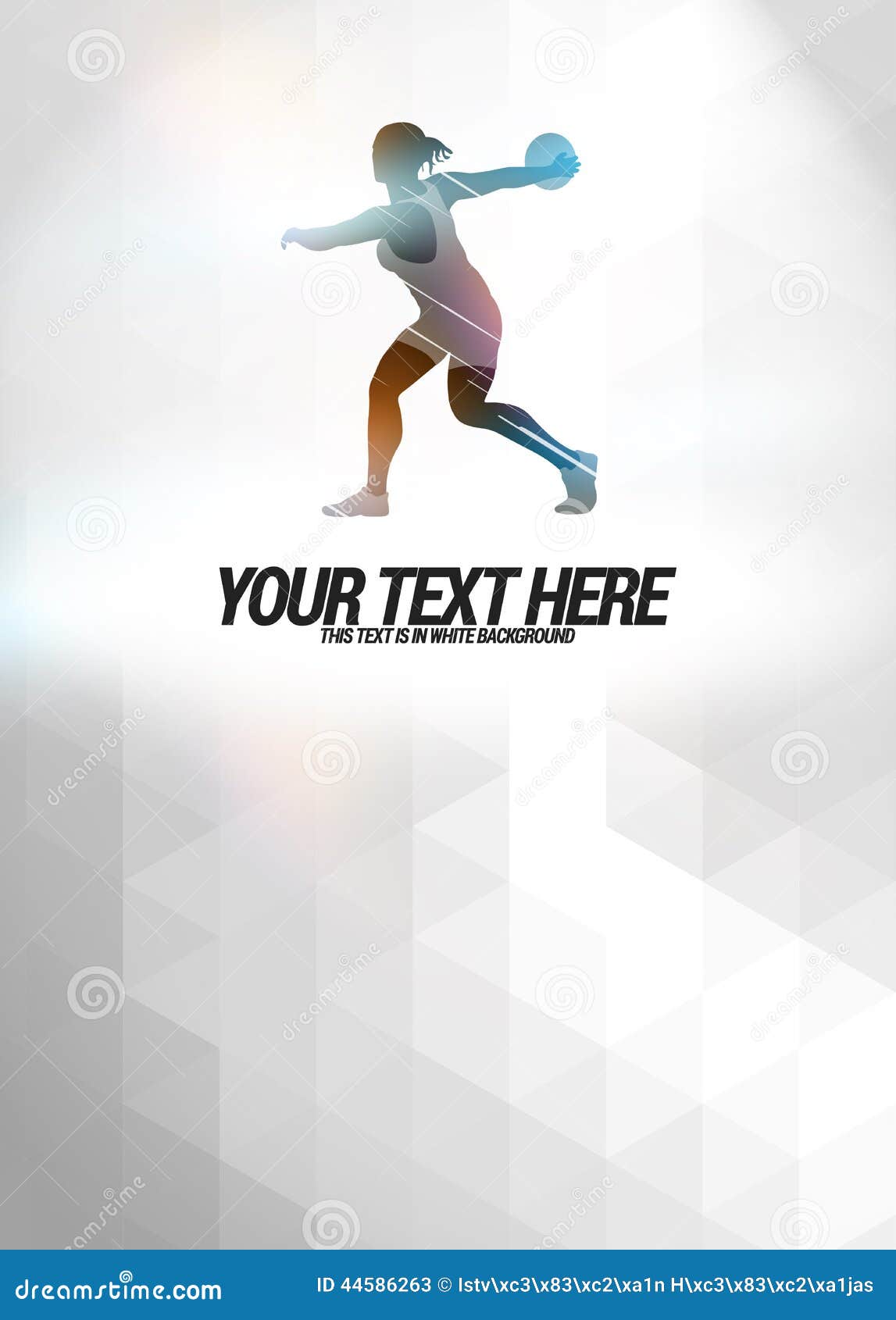 Discus Throw background stock illustration. Illustration of male 44586263