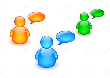 Discussion board icon stock vector. Illustration of glossy - 6352675