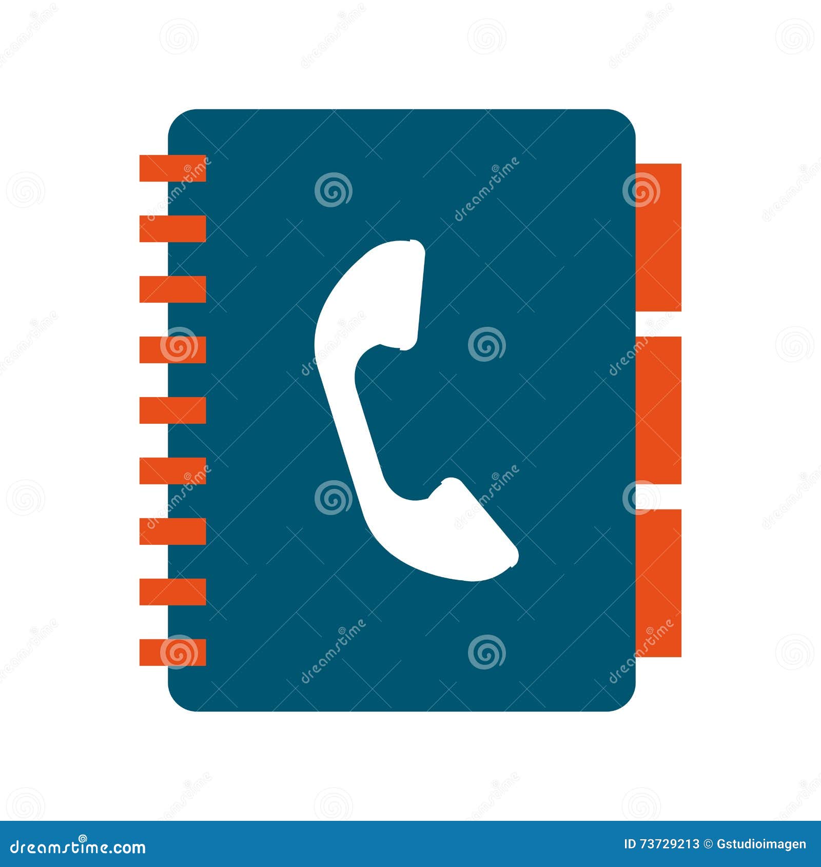 Diseño Aislado Guía Telefónica Del Icono Imagen de archivo - Imagen de icono, diseño: 73729213