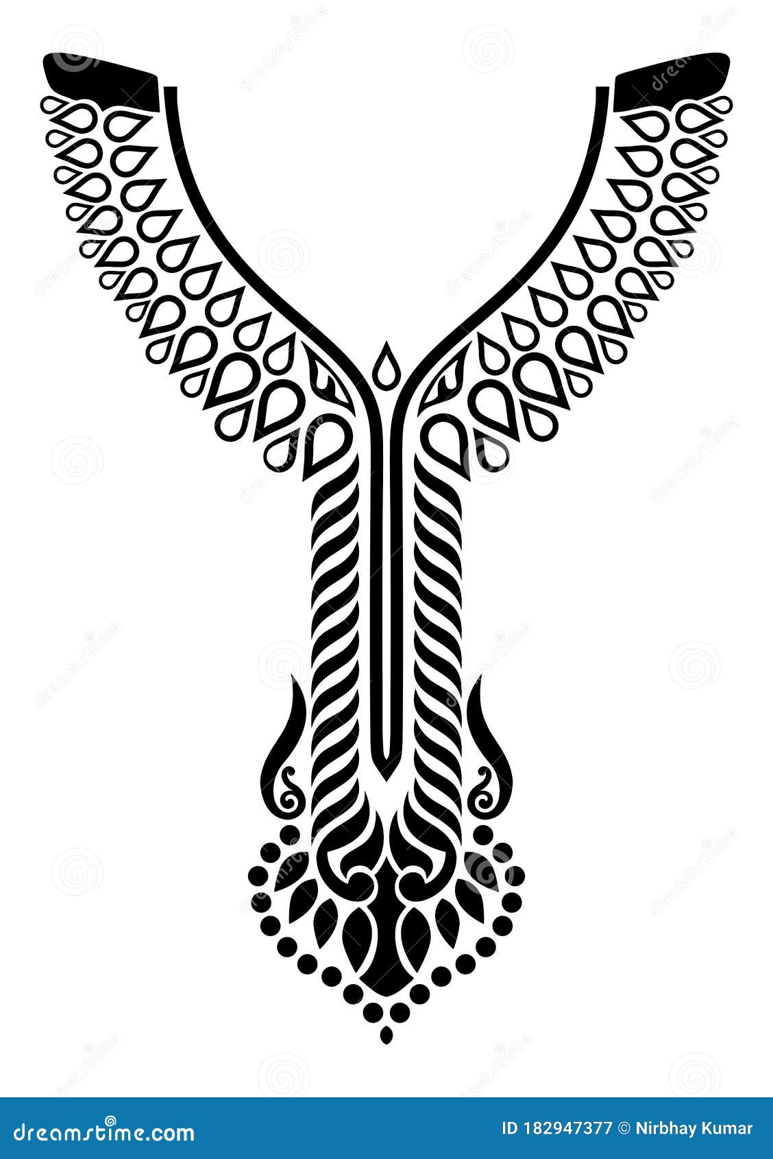 Línea De Cuello Bordado Diseños De Flores Del Vector. Estilo De La Moda Y  La Decoración Del Bordado Bordado Con Flores Ilustración Ilustraciones svg,  vectoriales, clip art vectorizado libre de derechos. Image