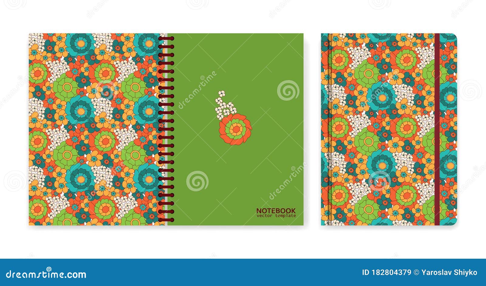 Diseño De Portada Para Cuadernos O álbumes Con Patrón Floral Vintage.  Antecedentes De Estilo Psicodélico O Hippie. Abstracto Ilustración del  Vector - Ilustración de setenta, cuaderno: 182804379