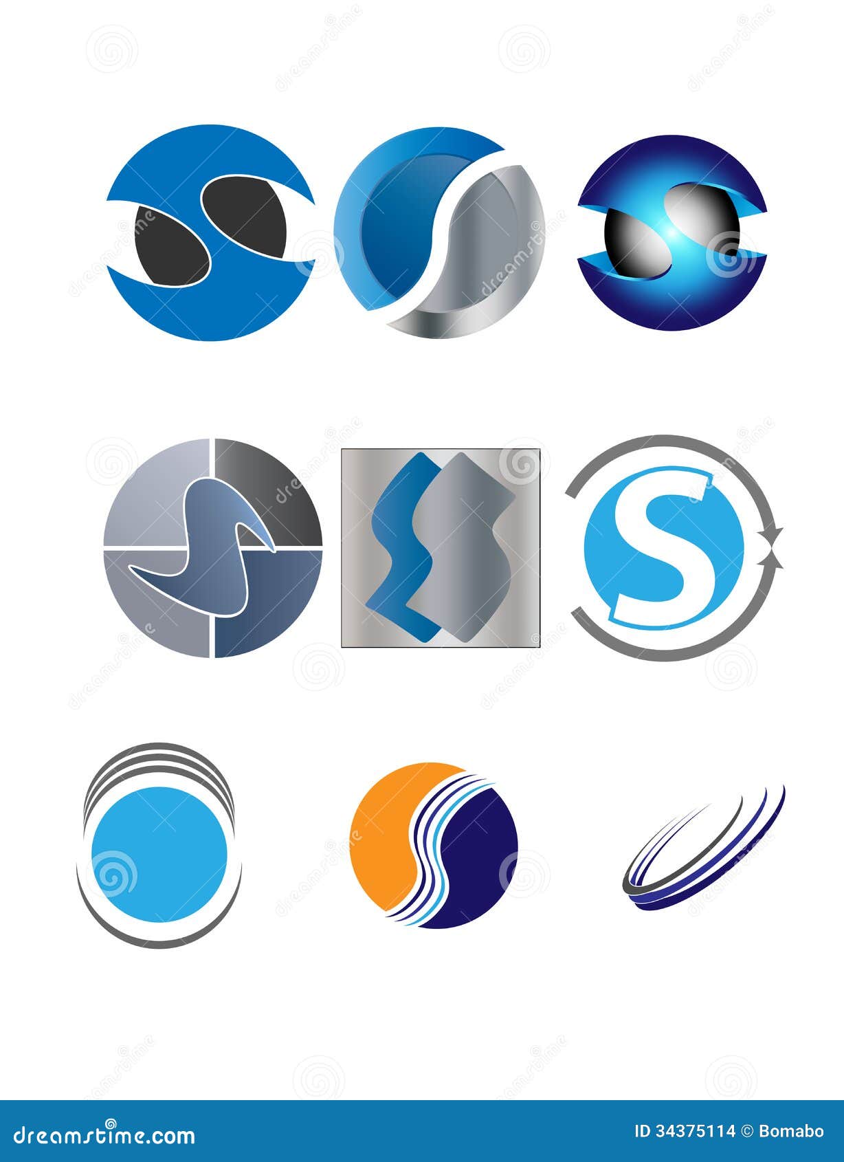 Diseño de logotipo S ilustración del vector. Ilustración de movimiento -  34375114, image size:1228x1690