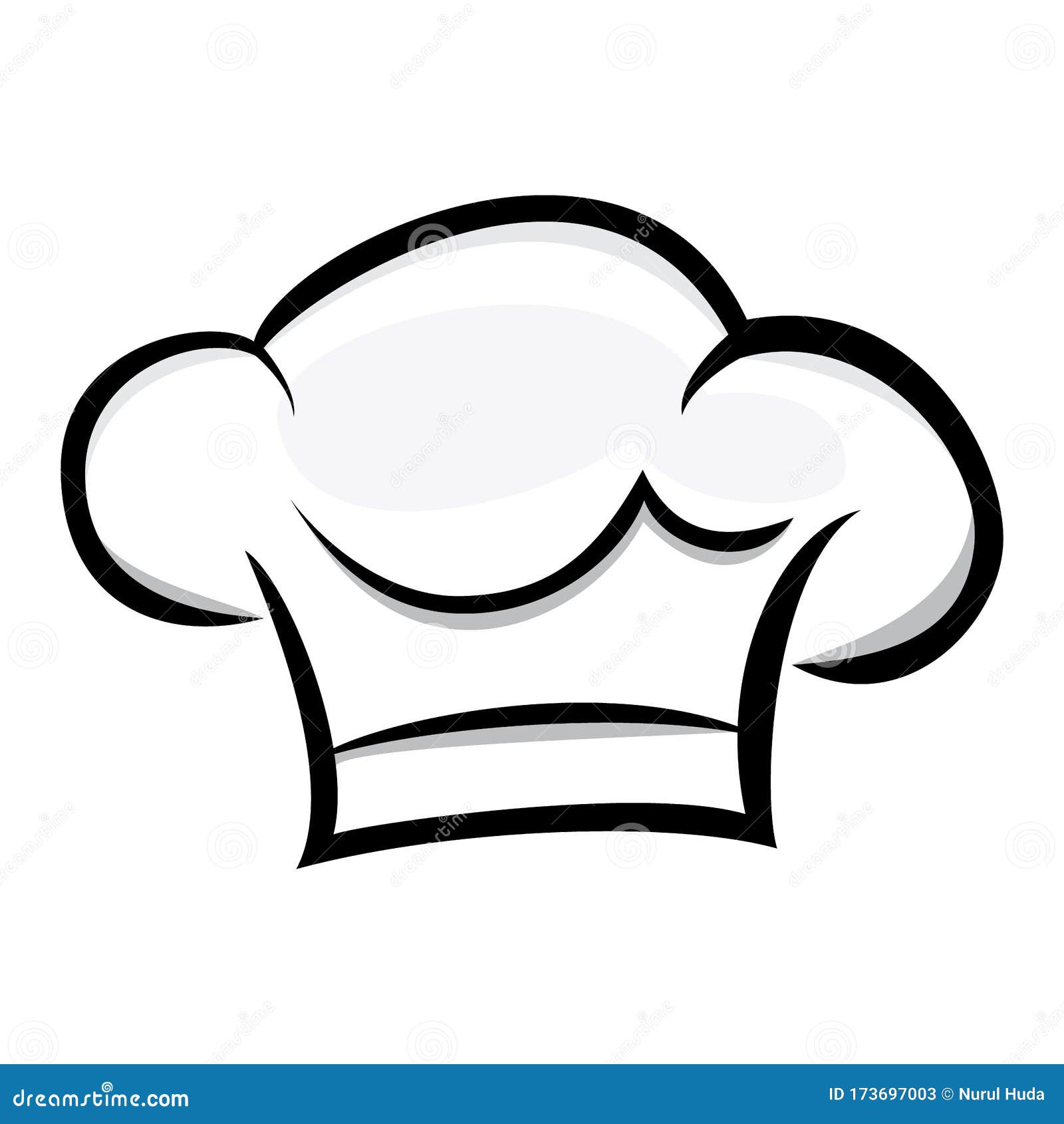 Diseño Del Vector Del Logotipo De Sombrero De Chef Simple Stock de  ilustración - Ilustración de silueta, profesional: 173697003