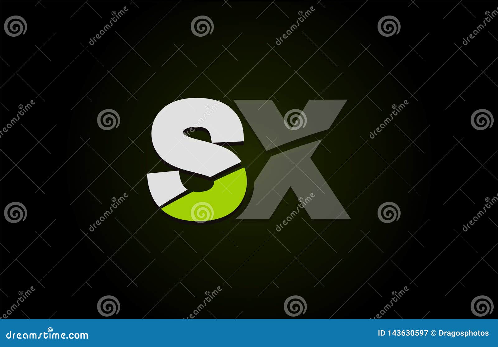 Dise?o De Combinaci?n Del Logotipo De La Letra Del Alfabeto Ilustración