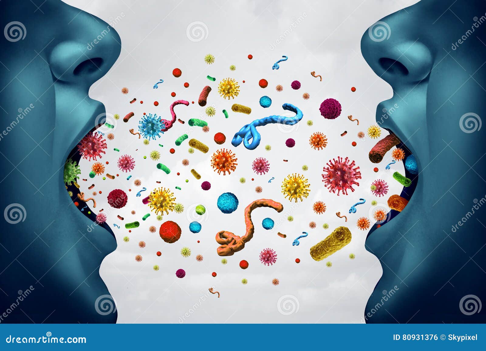 disease spreading medical concept