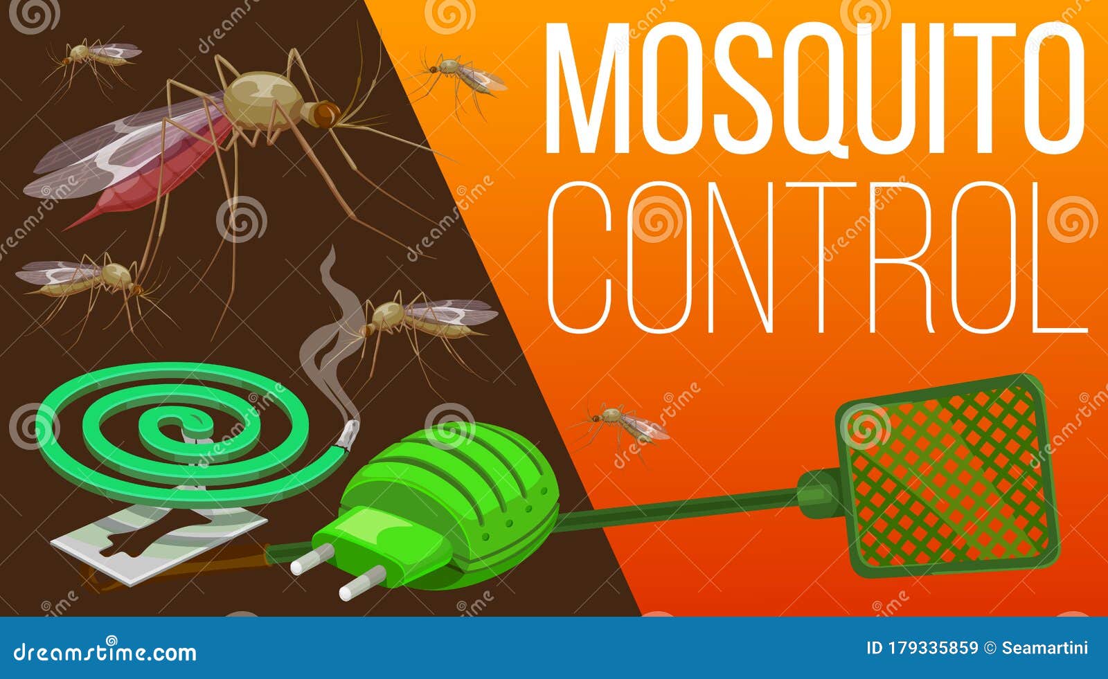 Disección Control De De Fumigación De Mosquitos del Vector - Ilustración de espiral: 179335859