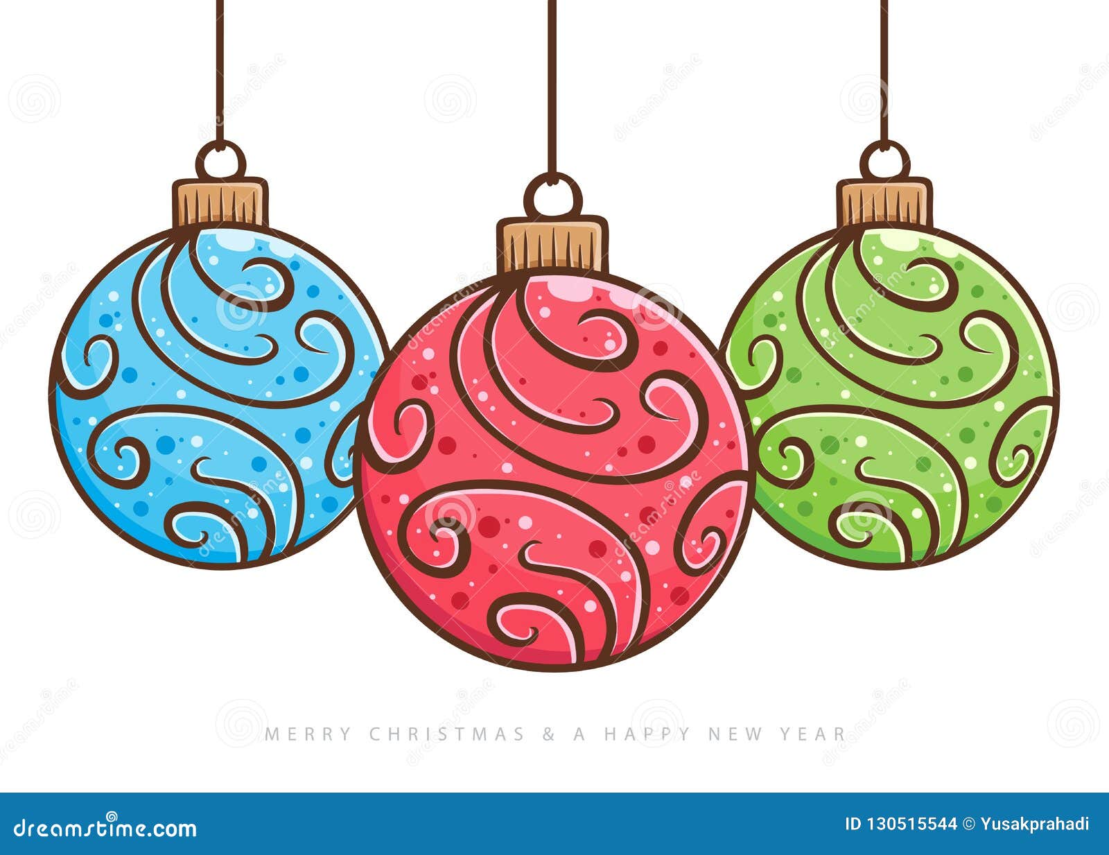 Disegni Palle Di Natale.Disegno Della Mano Dell Ornamento Della Palla Di Natale Illustrazione Vettoriale Illustrazione Di Cerchio Mano 130515544