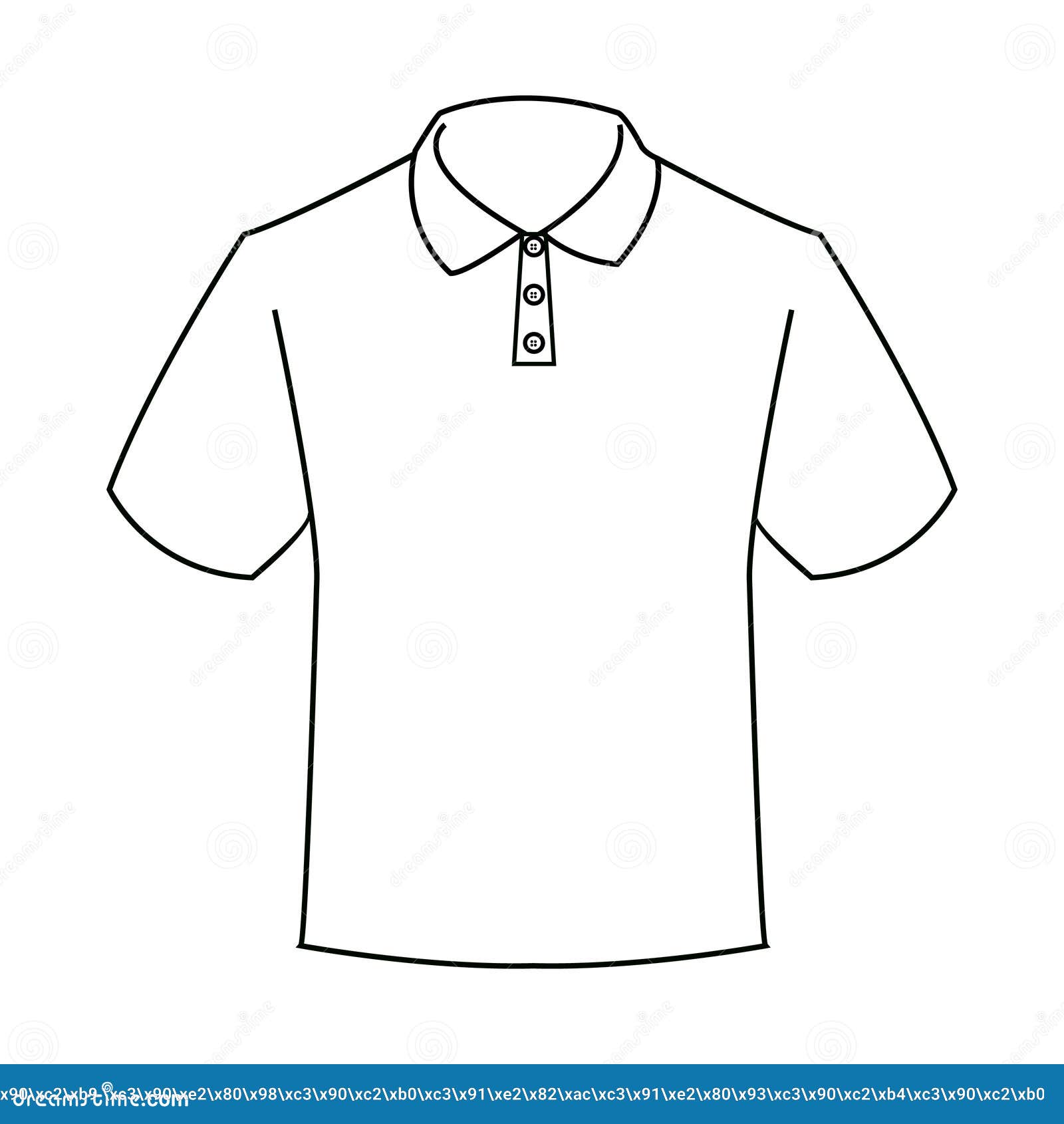 Diseño Maravilloso De La Silueta De Una Camiseta Del Blanco Del ` S Del