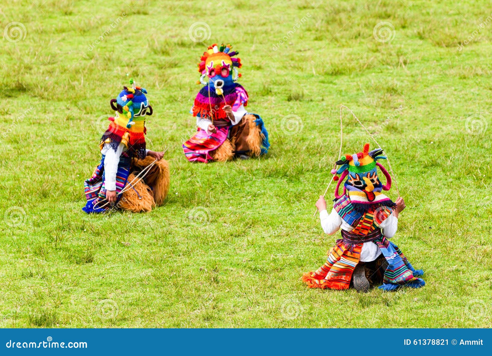 disguised children playing