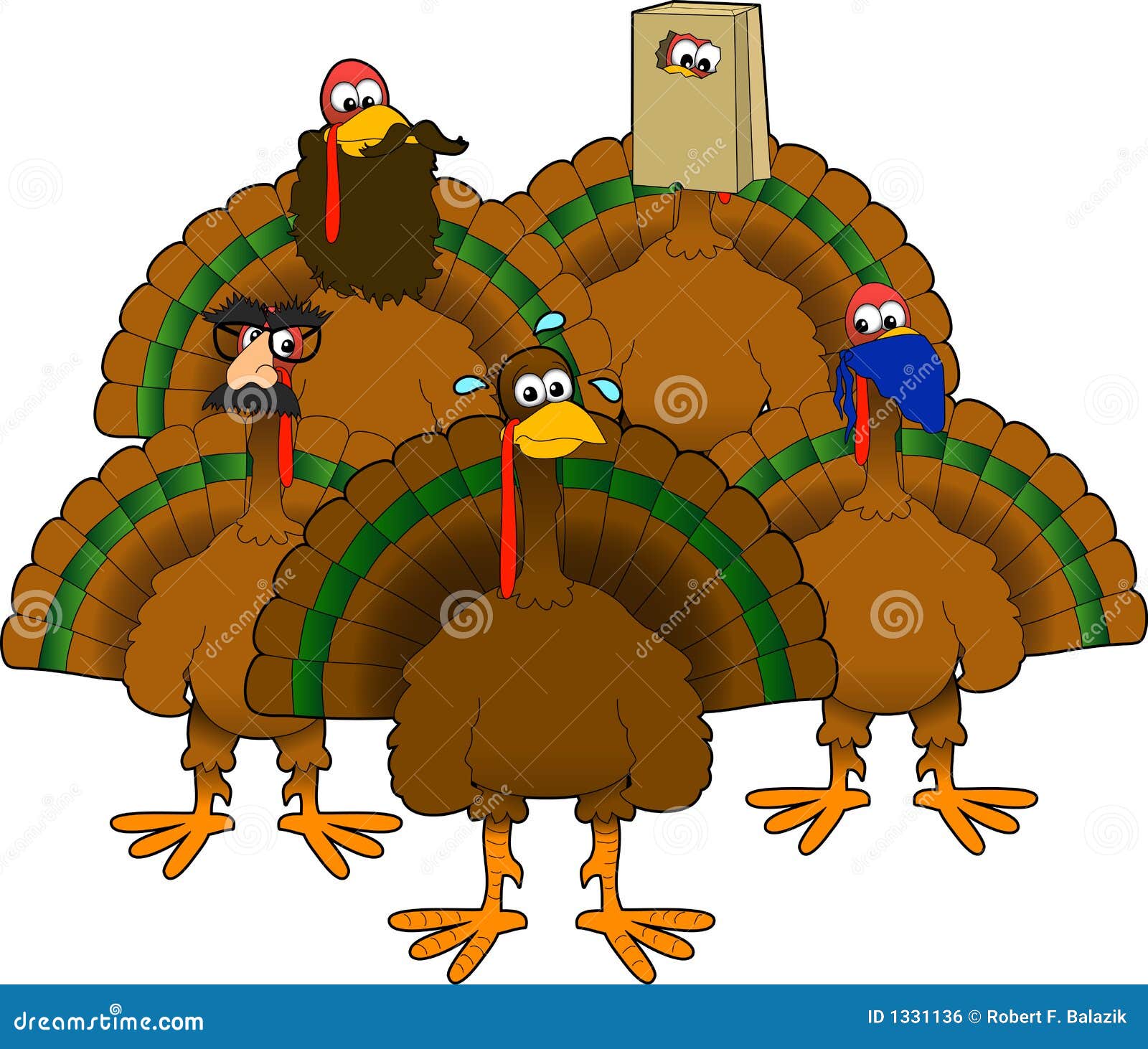 desnooding of turkey clipart