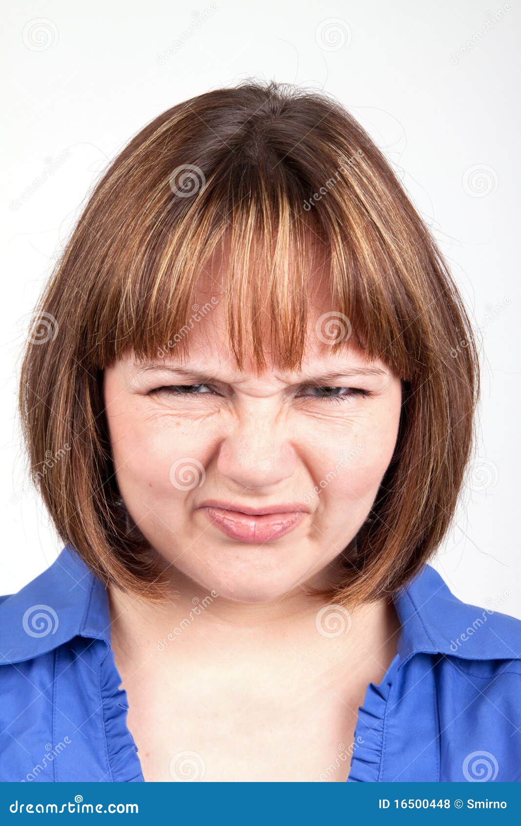 Disgust stock photo. Image of expression, lips, woman 16500448