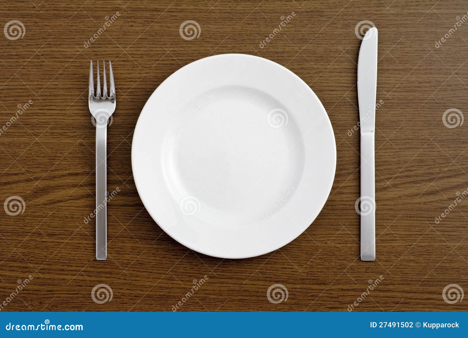 Dish and cutlery stock photo. Image of dish, fork, brown 27491502